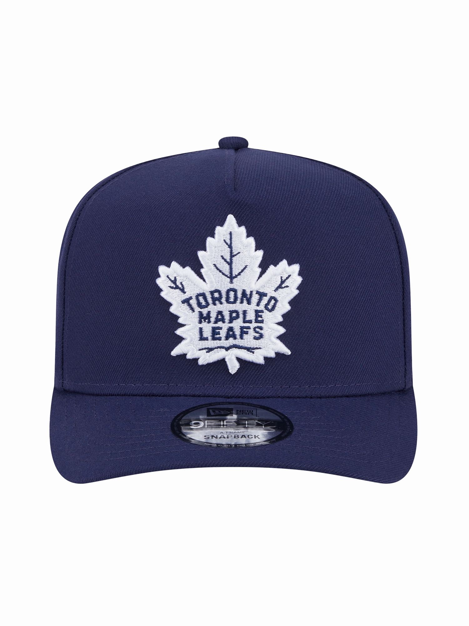 Toronto Maple Leafs New Era NHL Team Pre-Curved 9FIFTY A-Frame Snapback Hat - Navy