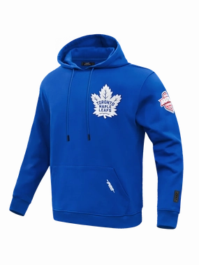 Toronto Maple Leafs Pro Standard NHL Team Chenille Hoodie Jumper - Blue