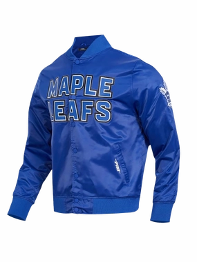 Toronto Maple Leafs Pro Standard NHL Team Classic Satin Button Jacket - Blue