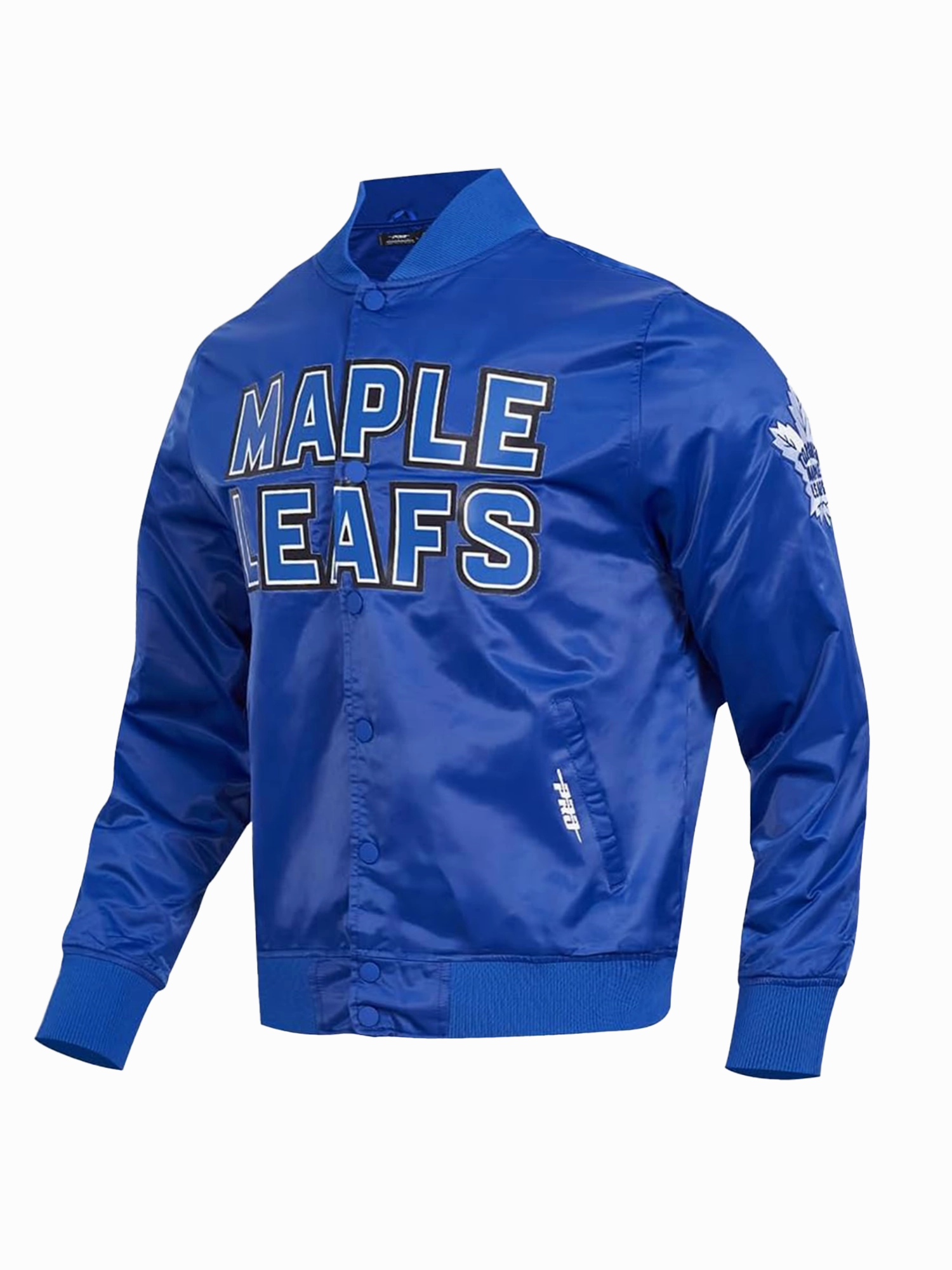 Toronto Maple Leafs Pro Standard NHL Team Classic Satin Button Jacket - Blue