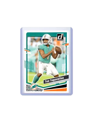 Tua Tagovailoa Miami Dolphins Panini NFL 23-24 Donruss Card