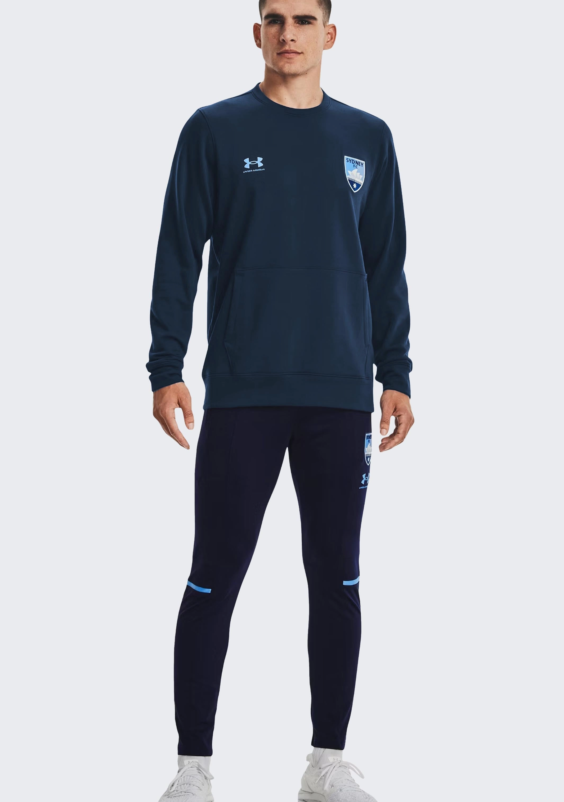Under Armour Men's Sydney FC Hustle Fleece Crew