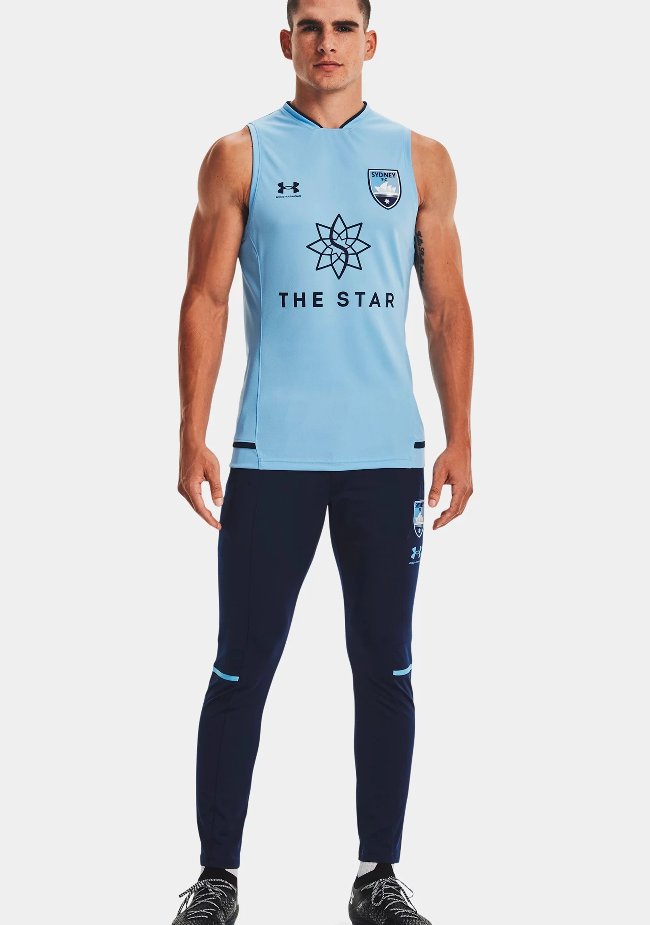 Under Armour Mens Sydney FC Premier Training Singlet