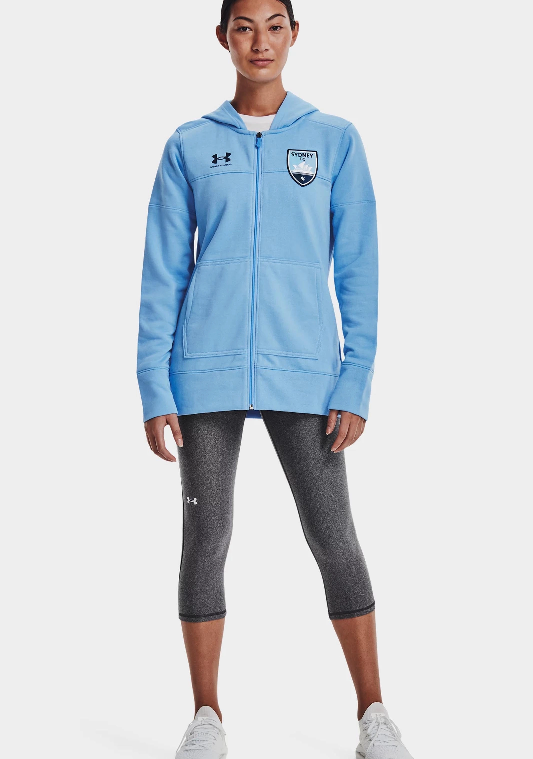 Under Armour Womens Sydney FC Zip Thru Rival Hoodie <br> 1372436 914