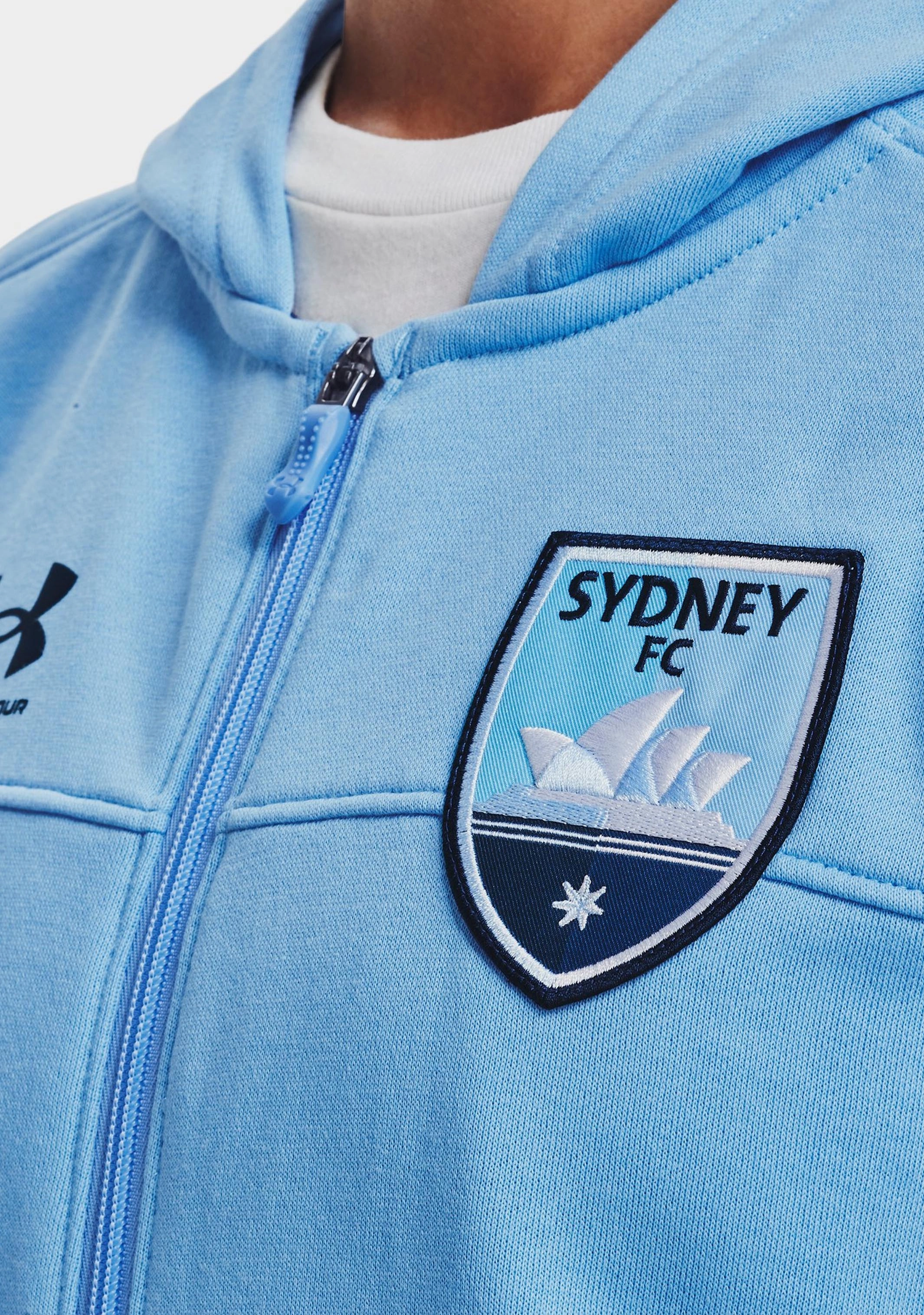 Under Armour Womens Sydney FC Zip Thru Rival Hoodie <br> 1372436 914