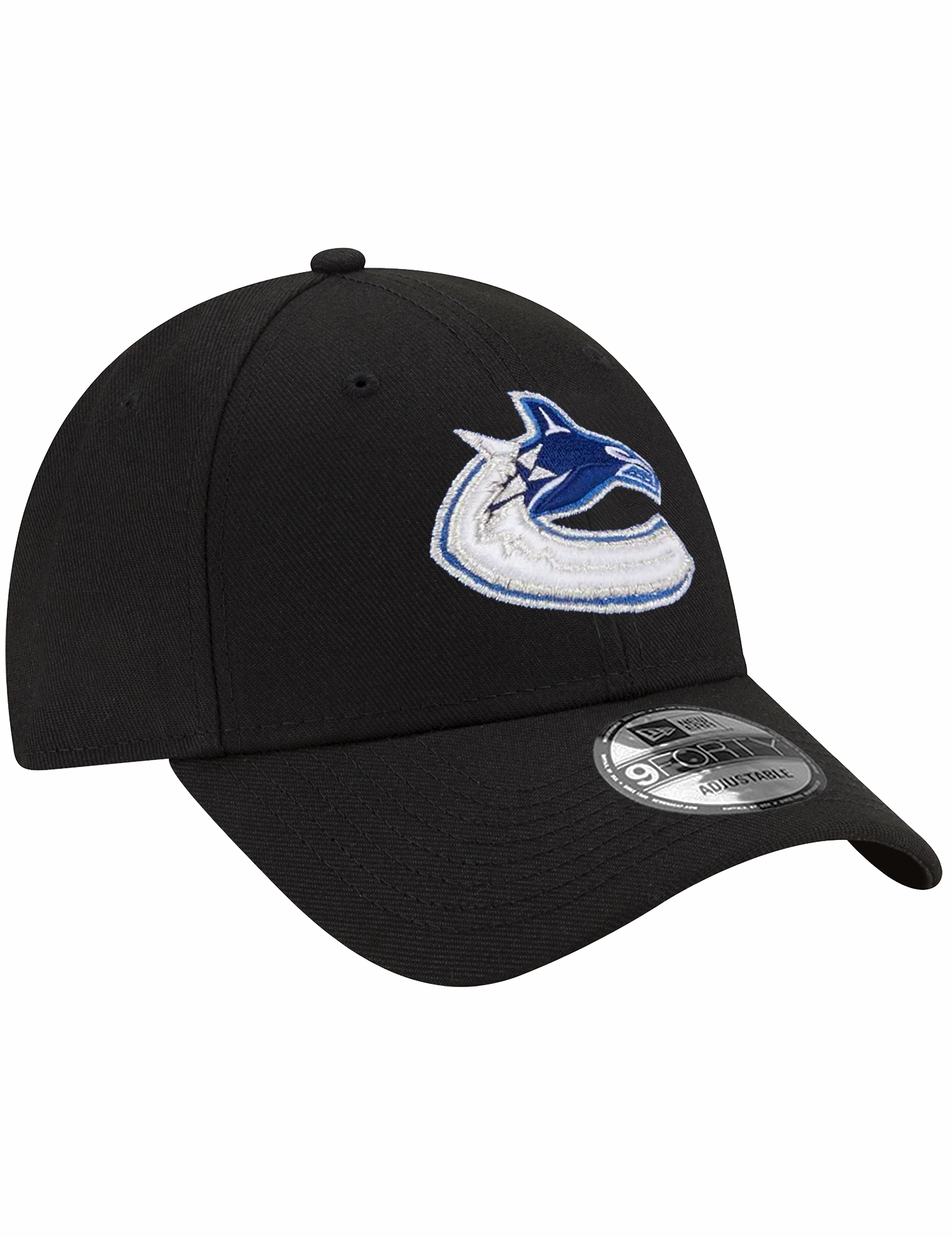 Vancouver Canucks New Era NHL Team 9FORTY Snapback Hat - Black