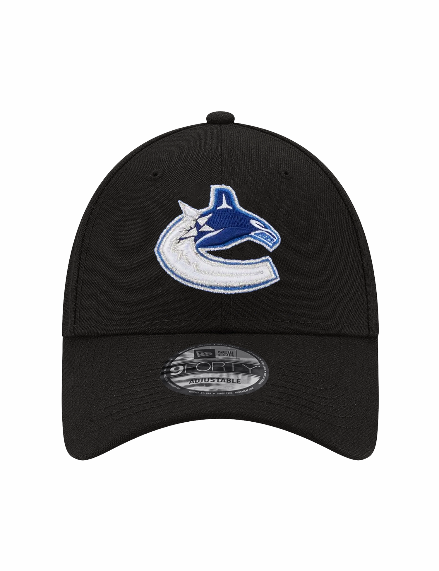 Vancouver Canucks New Era NHL Team 9FORTY Snapback Hat - Black