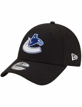 Vancouver Canucks New Era NHL Team 9FORTY Snapback Hat - Black