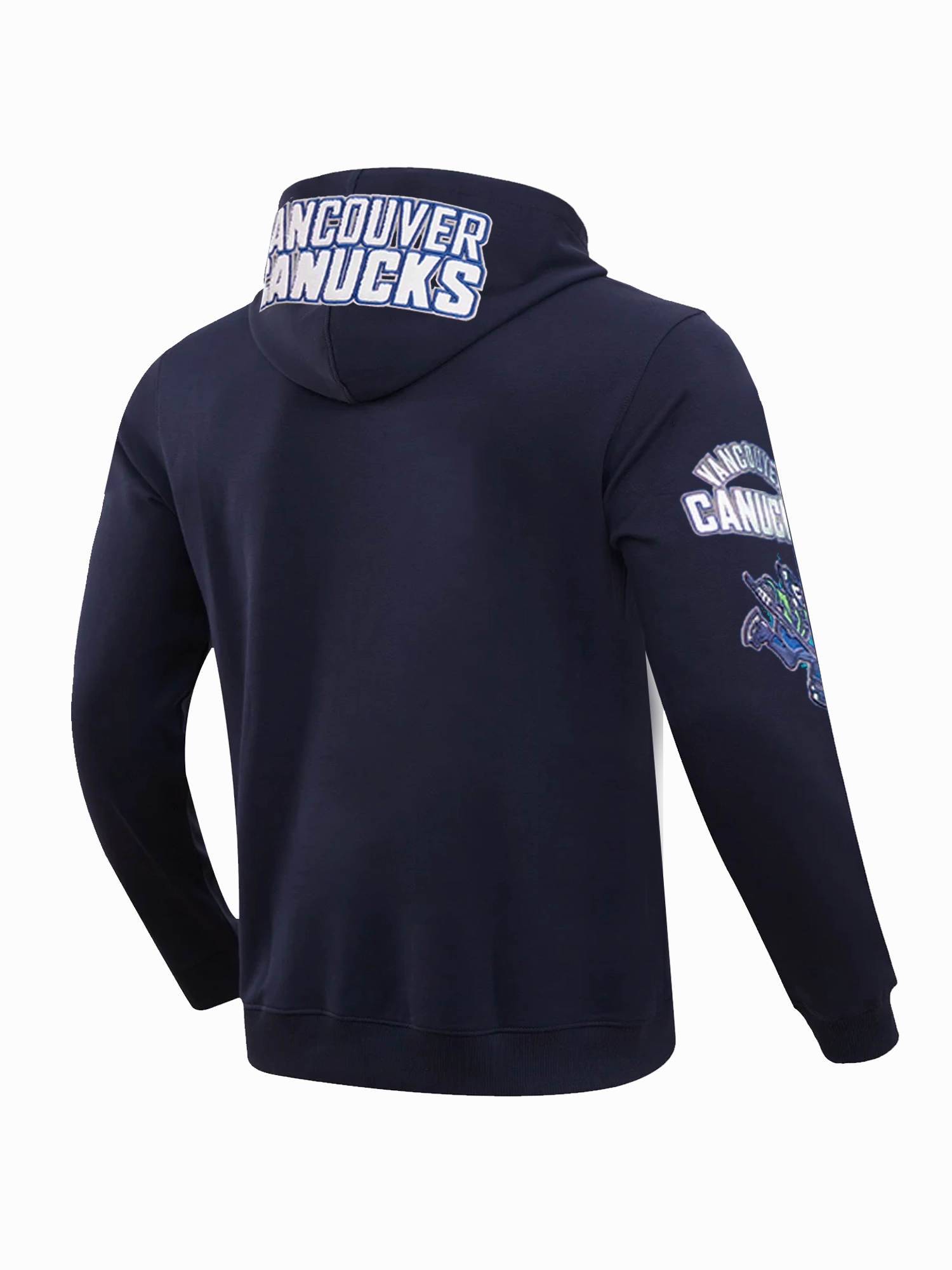 Vancouver Canucks Pro Standard NHL Team Chenille Hoodie Jumper - Navy
