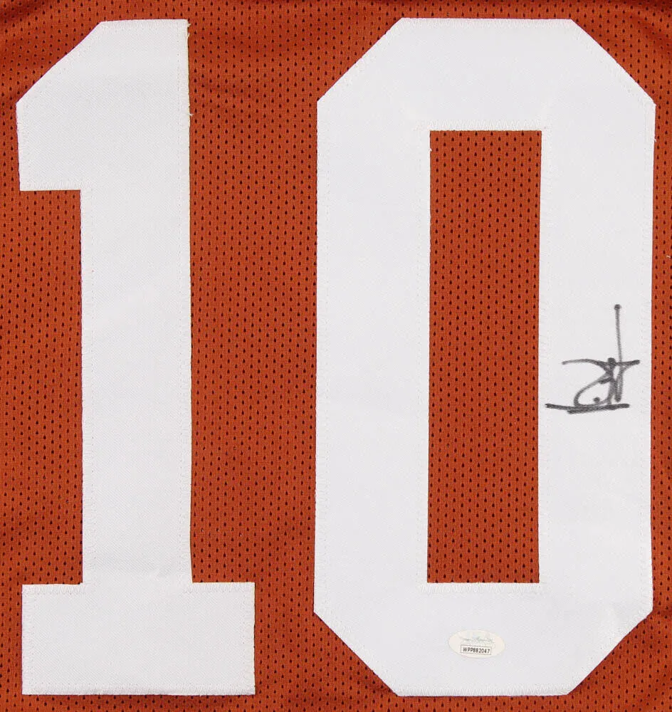 Vince Young Signed Texas Longhorns Jersey (JSA COA) Titans Strating QB 20062010
