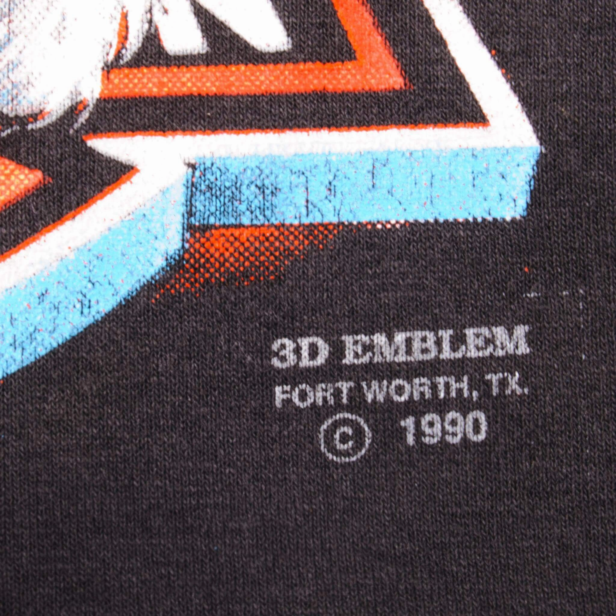 VINTAGE 3D EMBLEM HARLEY DAVIDSON TEE SHIRT 1990 SIZE MEDIUM MADE IN USA