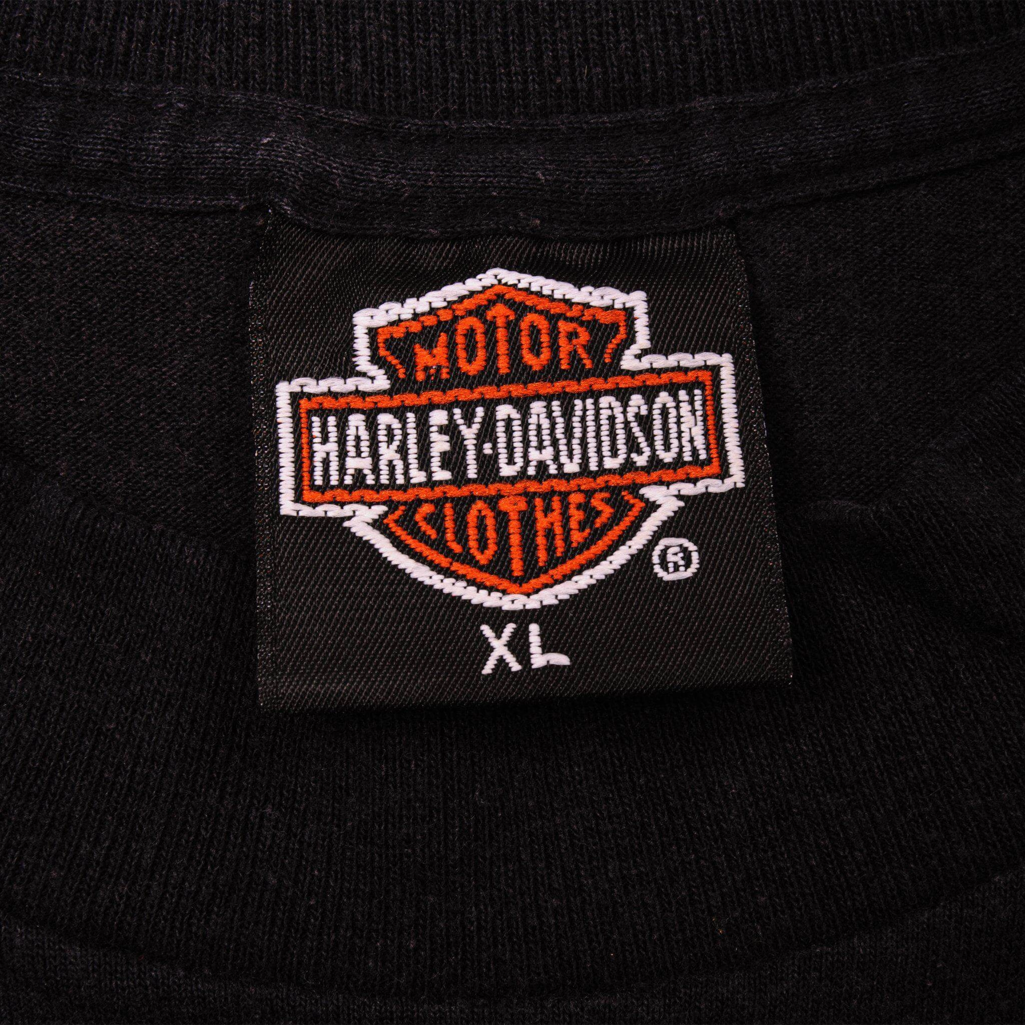 VINTAGE 3D EMBLEM HARLEY DAVIDSON TEE SHIRT 1991 SIZE MEDIUM MADE IN USA