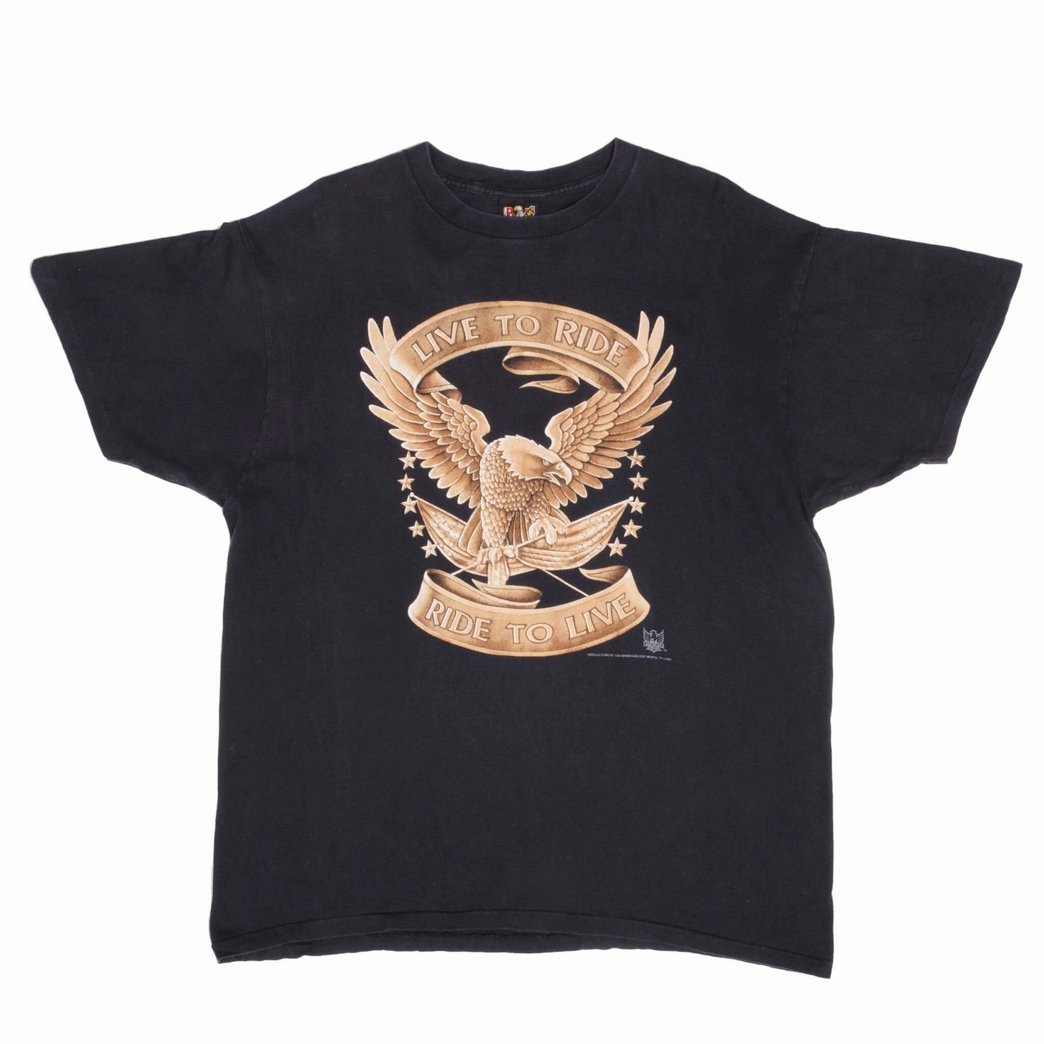 VINTAGE 3D EMBLEM TEE SHIRT 1993 SIZE XL MADE IN USA