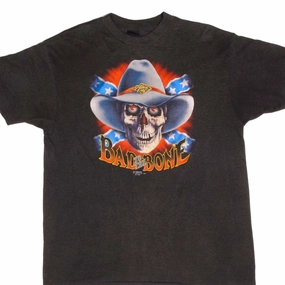 VINTAGE 3D EMBLEM TRUCKER ONLY 1988 TEE SHIRT SIZE LARGE MADE IN USA
