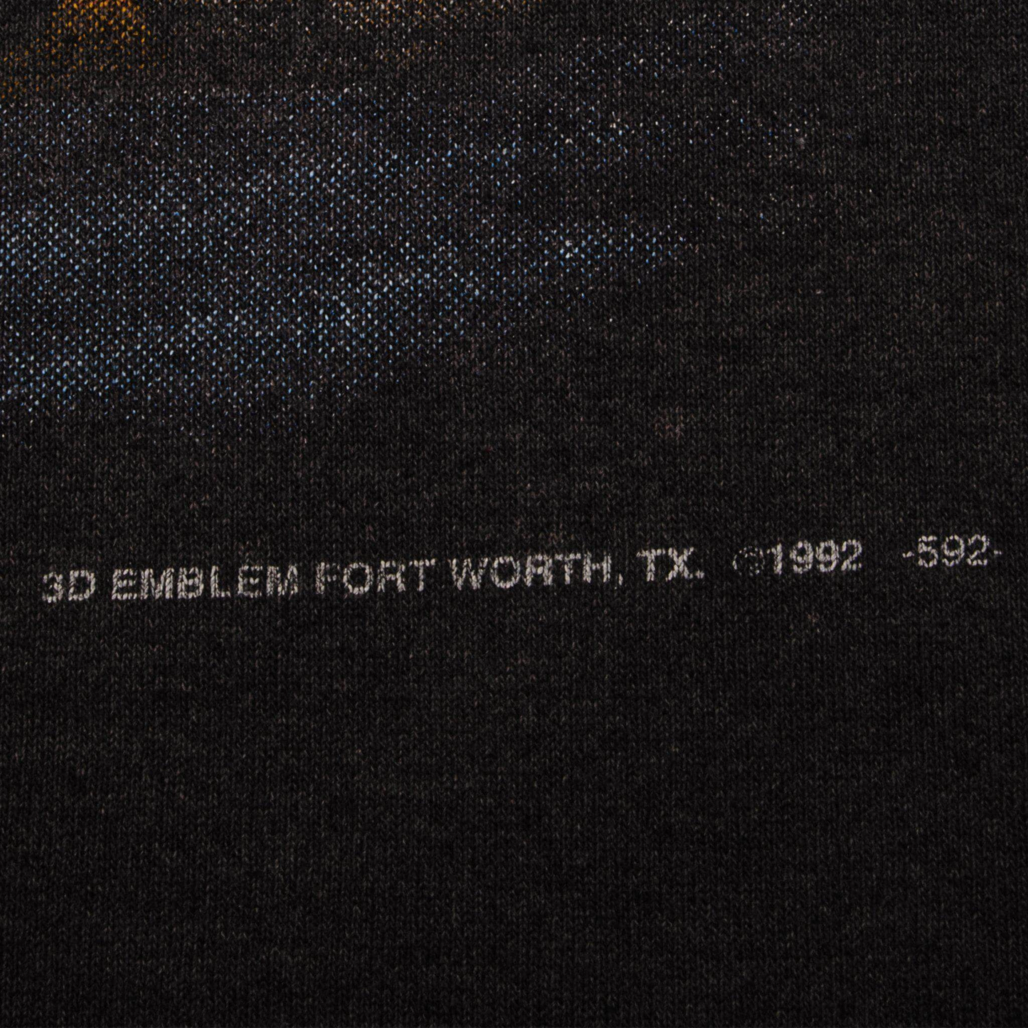 VINTAGE 3D EMBLEM TRUCKERS ONLY TEE SHIRT 1992 SIZE XL MADE IN USA