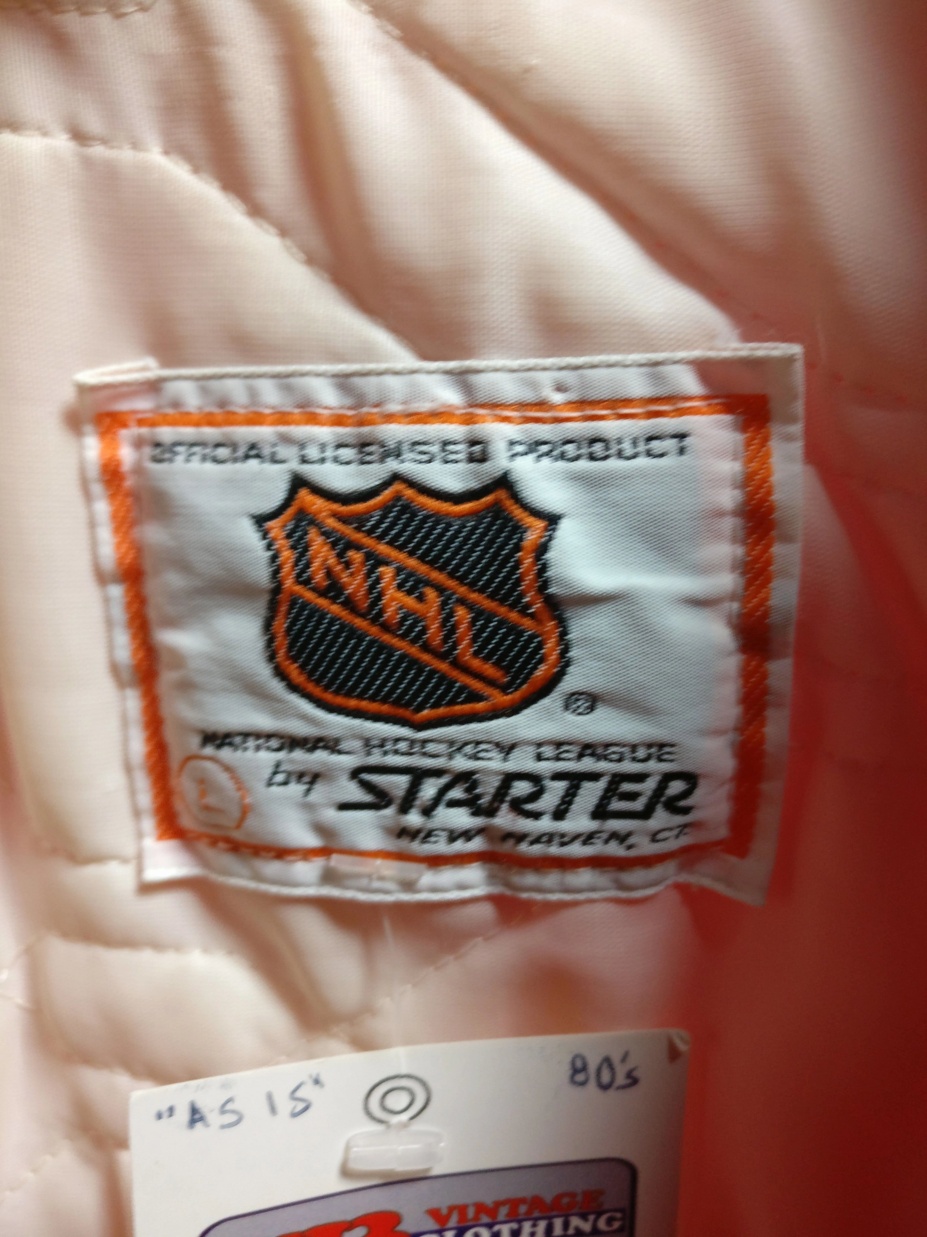 Vintage 80s DETROIT RED WINGS NHL Starter Nylon Jacket L