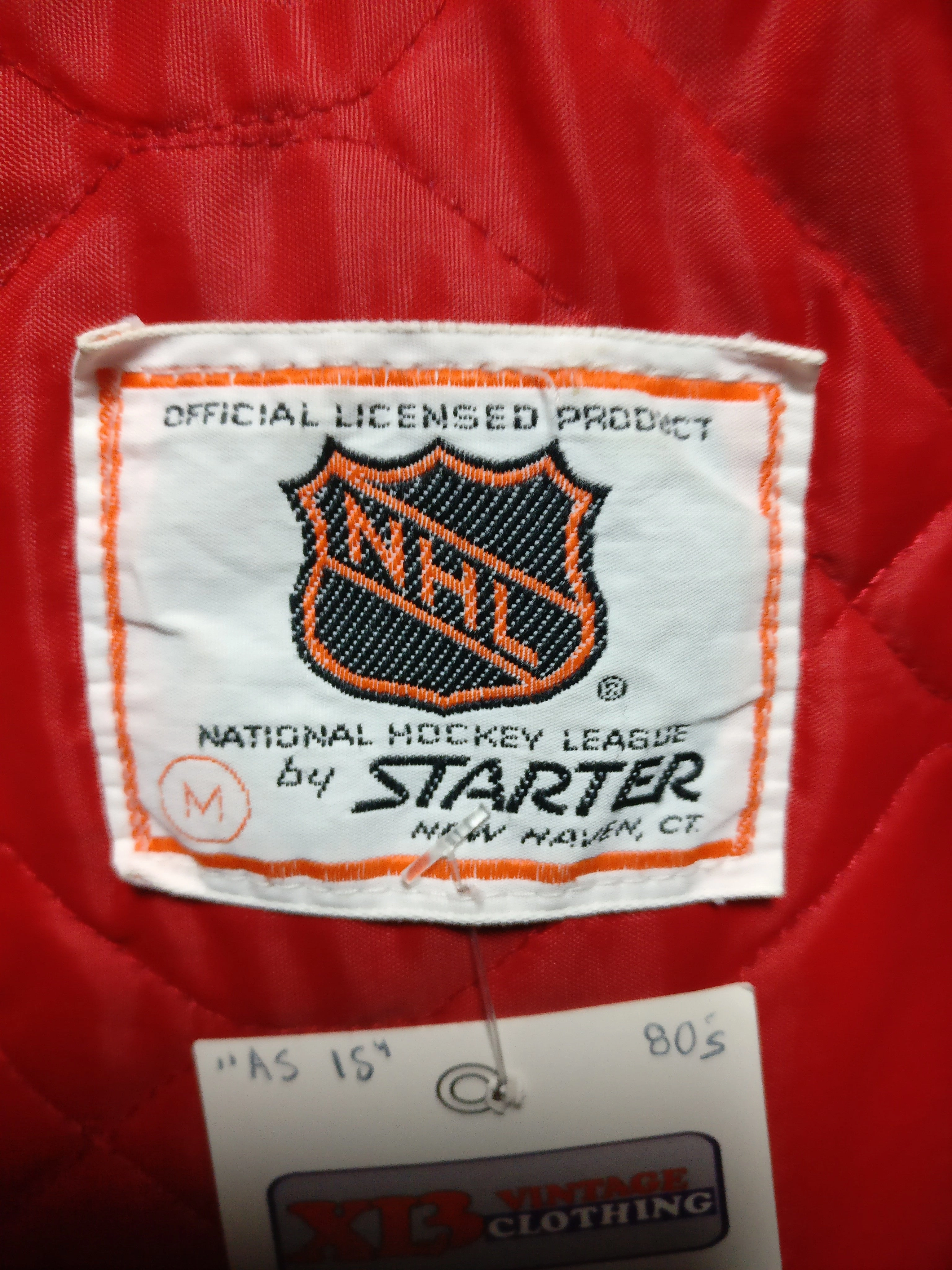 Vintage 80s NEW YORK RANGERS NHL Starter Nylon Jacket M