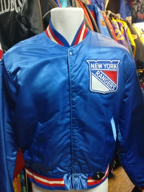 Vintage 80s NEW YORK RANGERS NHL Starter Nylon Jacket M