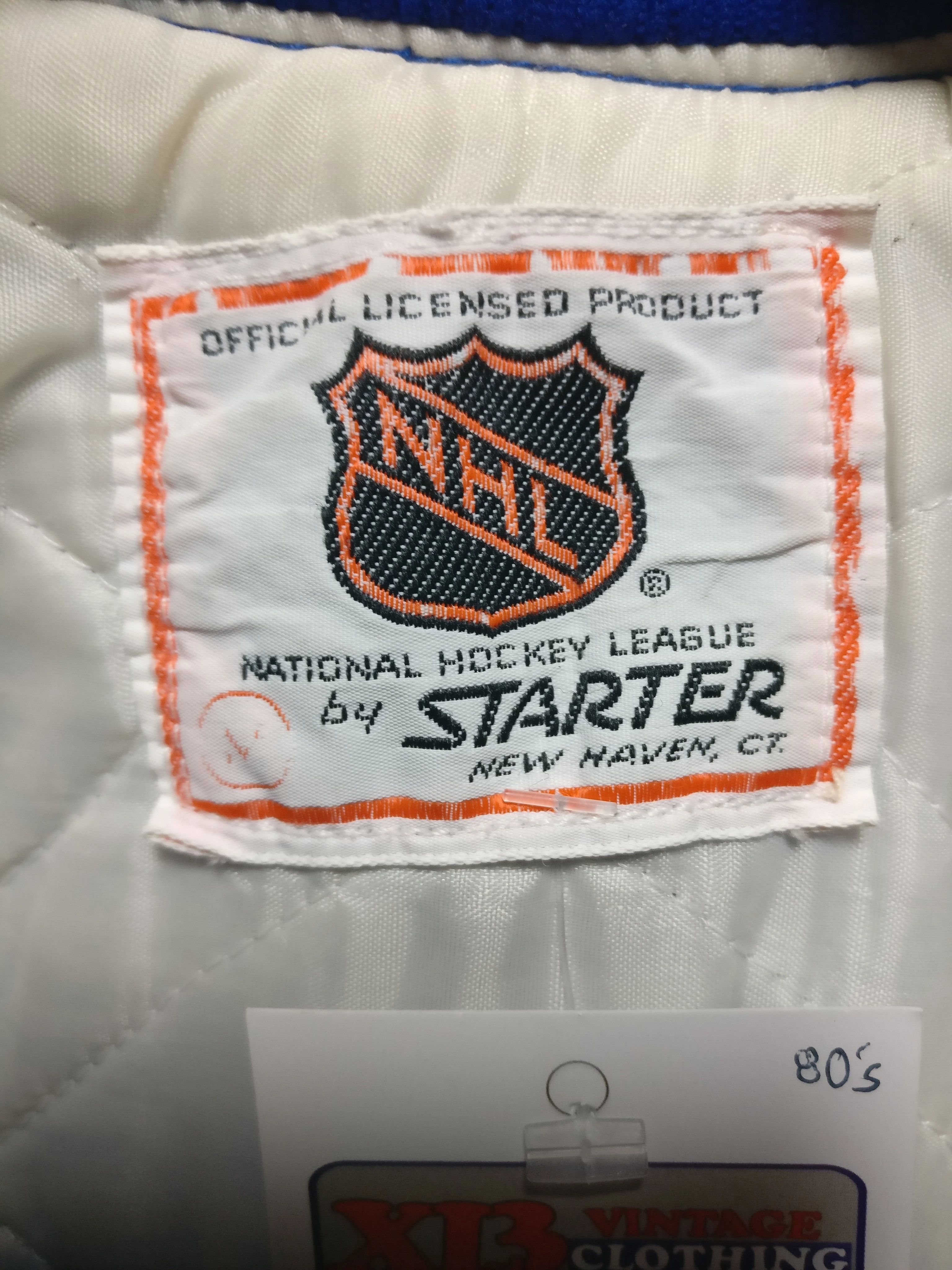 Vintage 80s NEW YORK RANGERS NHL Starter Nylon Jacket M