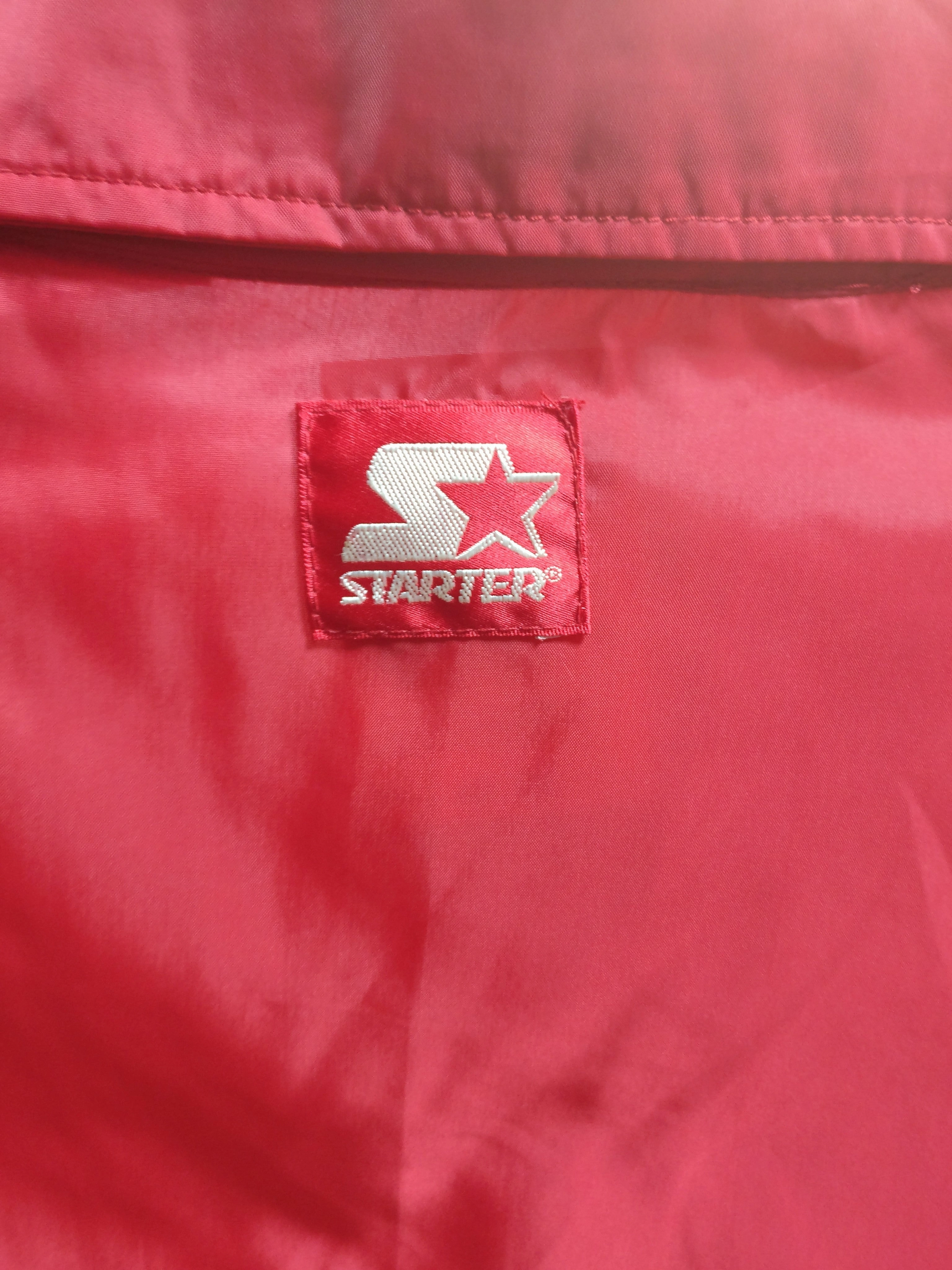 Vintage 90s DETROIT RED WINGS NHL Starter Windbreaker Jacket L