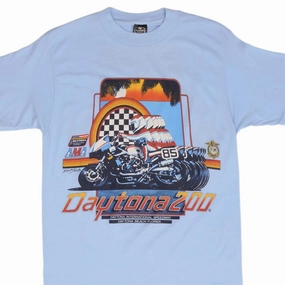 VINTAGE AMA DAYTONA 200 EARLY 1980S ANVIL TEE SHIRT SIZE SMALL MADE IN USA