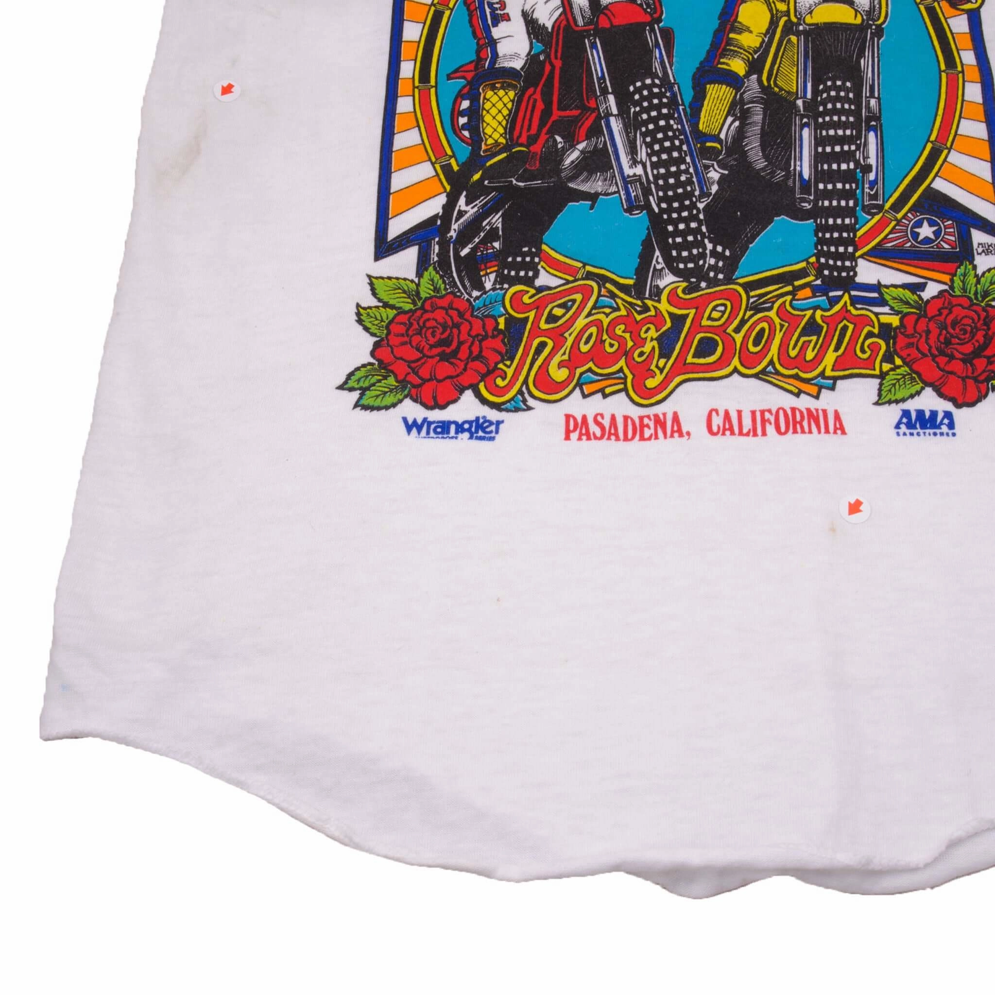 VINTAGE AMA SUPERBOWL OF MOTOCROSS 1983 ROSEBOWL TEE SHIRT SIZE XS