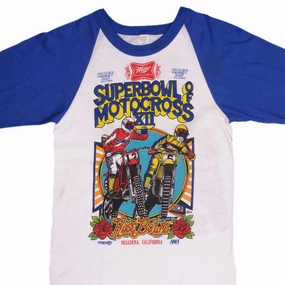 VINTAGE AMA SUPERBOWL OF MOTOCROSS 1983 ROSEBOWL TEE SHIRT SIZE XS