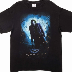 VINTAGE BATMAN THE DARK KNIGHT JOKER TEE SHIRT SIZE MEDIUM