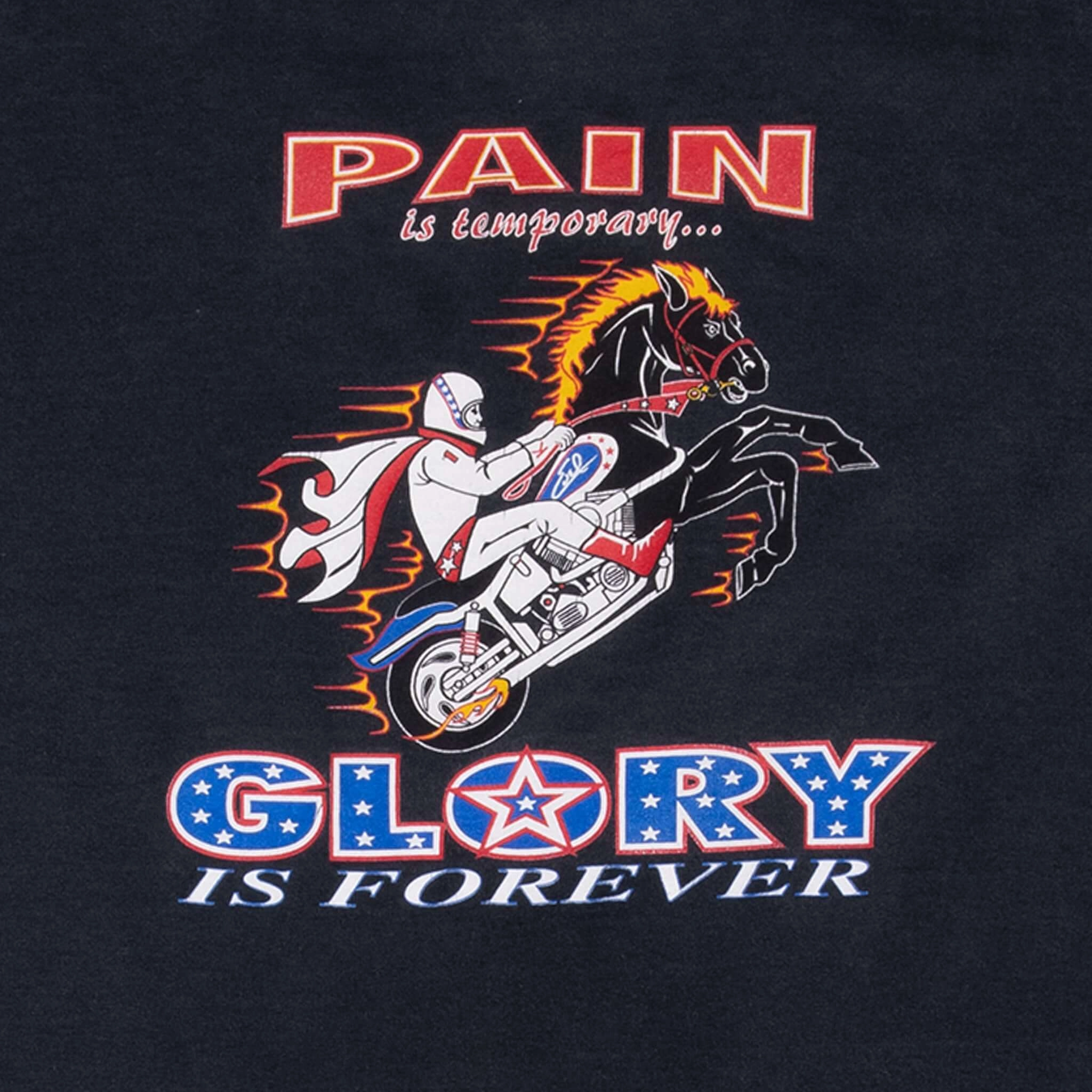 VINTAGE BIKER STURGIS RALLY EVEL KNIEVEL 2002 TEE SHIRT MEDIUM MADE IN USA