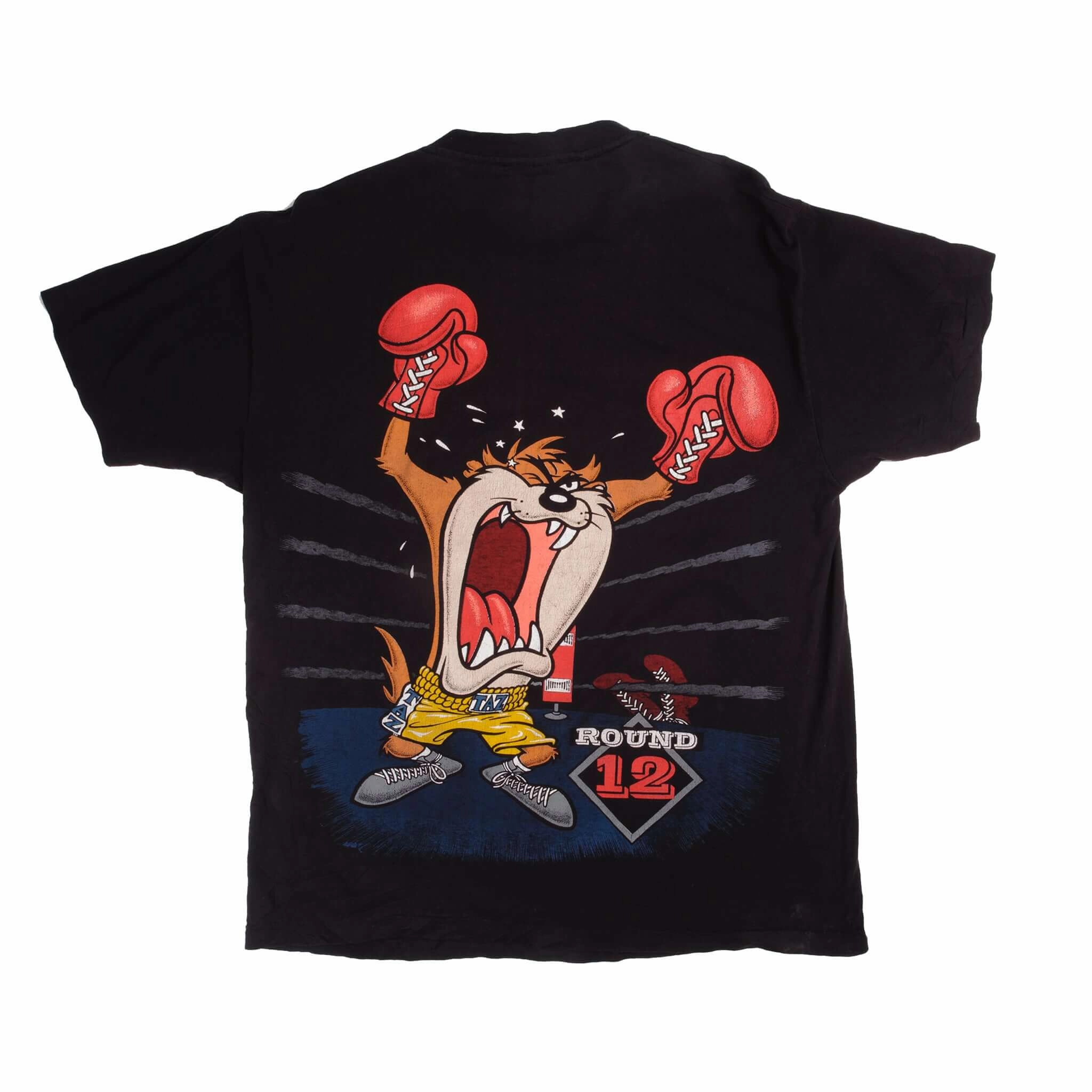 VINTAGE BOXING TAZ LOONEY TUNES  TEE SHIRT 1993 SIZE XL MADE IN USA