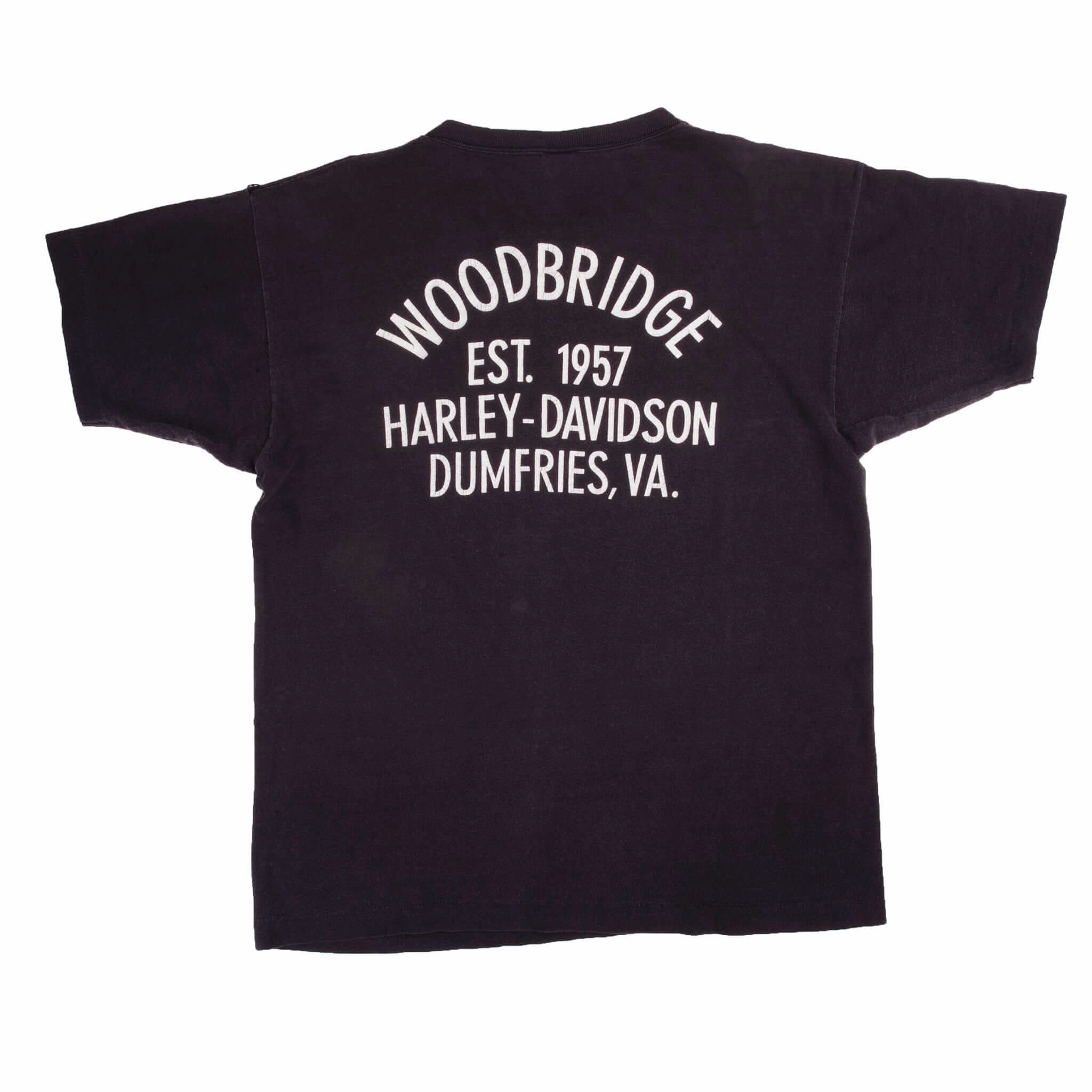 VINTAGE CHAMPION HARLEY DAVIDSON TEE SHIRT 1970s SIZE MEDIUM MADE IN USA