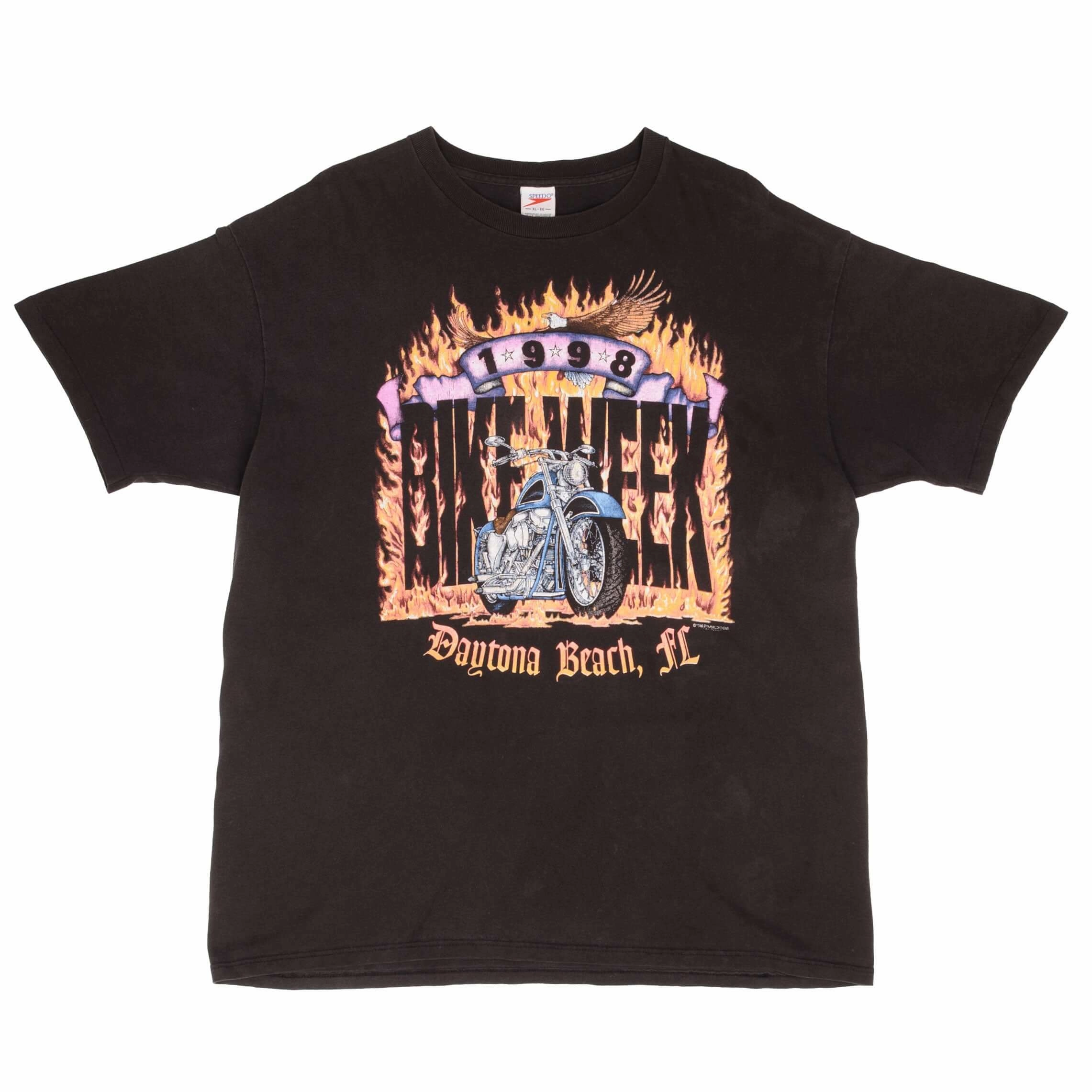 VINTAGE DAYTONA BEACH BIKE WEEK 1998 TEE SHIRT SIZE XL MADE IN USA