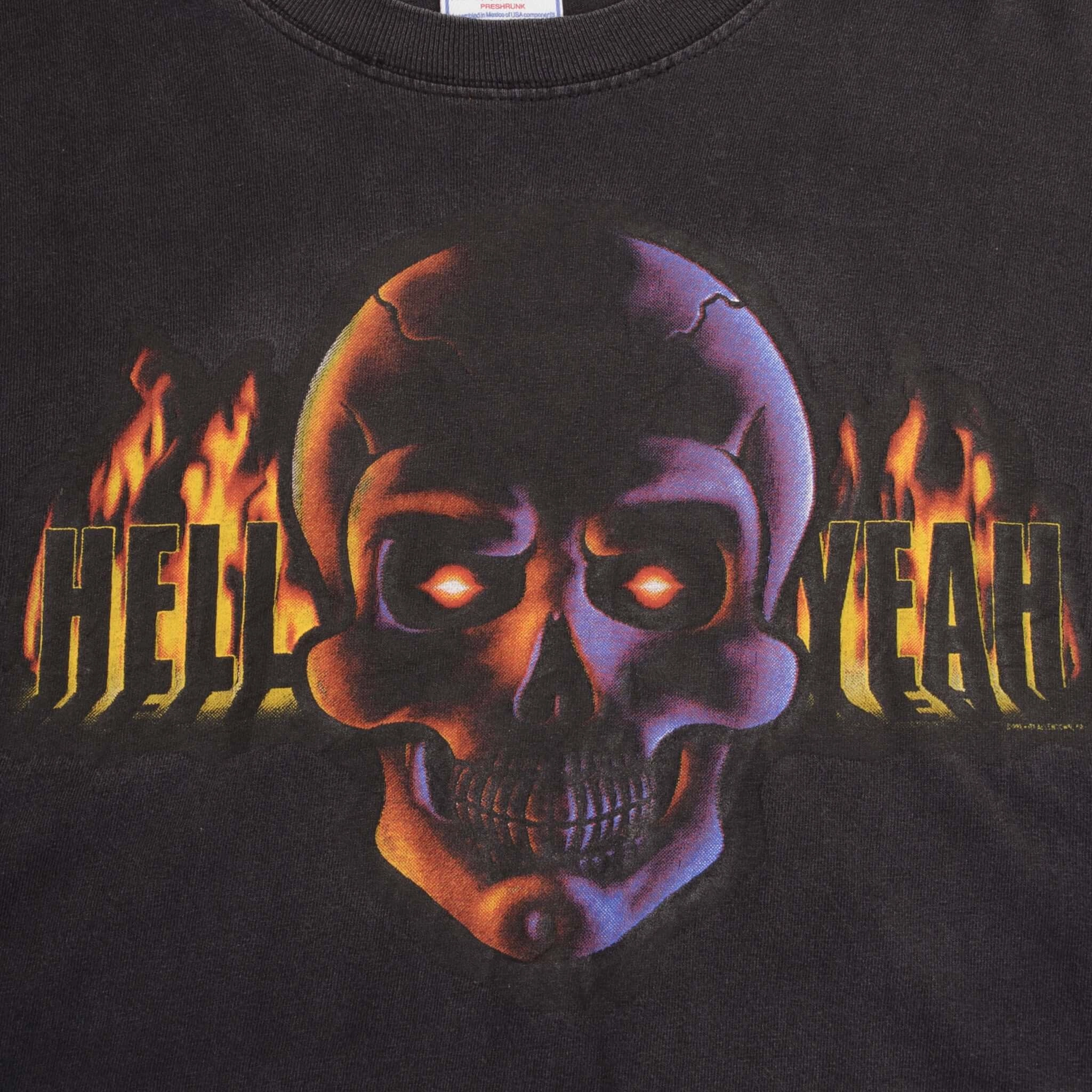 VINTAGE DAYTONA BEACH BIKE WEEK 2002 HELL YEAH TEE SHIRT SIZE XL