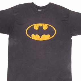 VINTAGE DC COMICS BATMAN DISTRESDED TEE SHIRT 1988 SIZE XL MADE IN USA