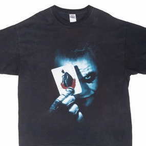 VINTAGE DC COMICS JOKER BATMAN THE DARK KNIGHT TEE SHIRT 2000S XL