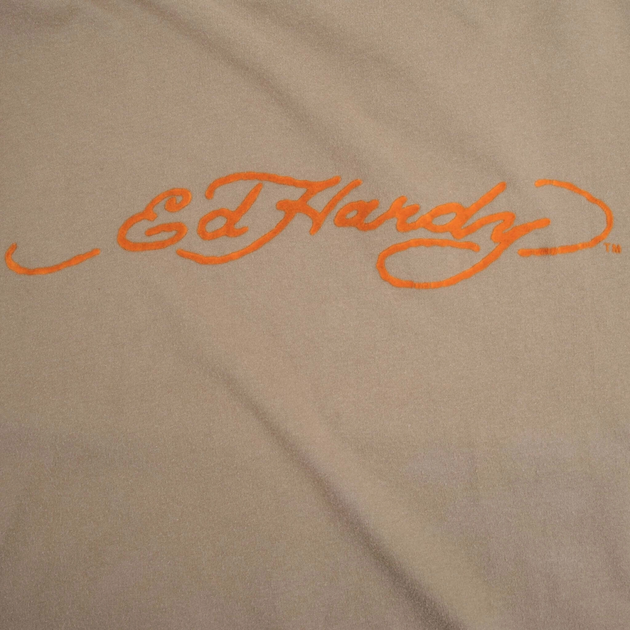 VINTAGE ED HARDY SKULL TEE SHIRT 2000S SIZE MEDIUM