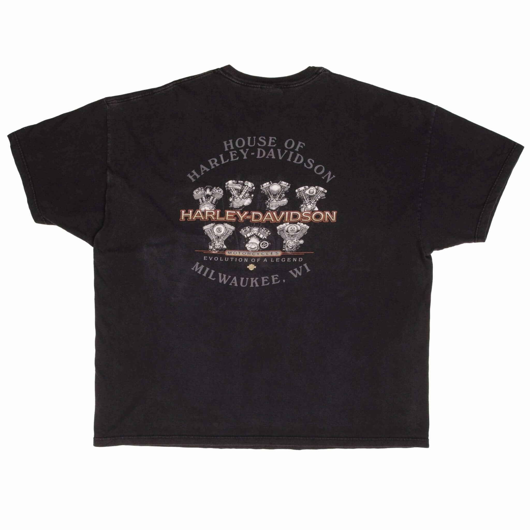 VINTAGE HARLEY DAVIDSON 100 YEARS ANNIVERSARY TEE SHIRT 2003 3XL MADE IN USA
