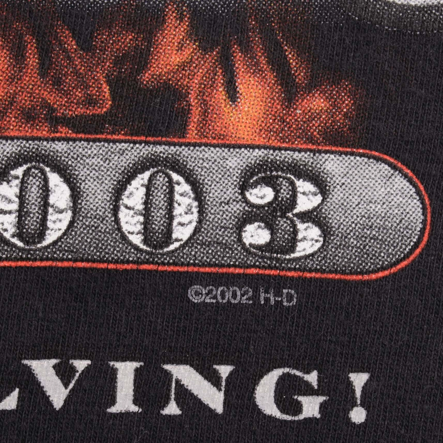 VINTAGE HARLEY DAVIDSON 100 YEARS LAS VEGAS TEE SHIRT 2003 MEDIUM MADE IN USA