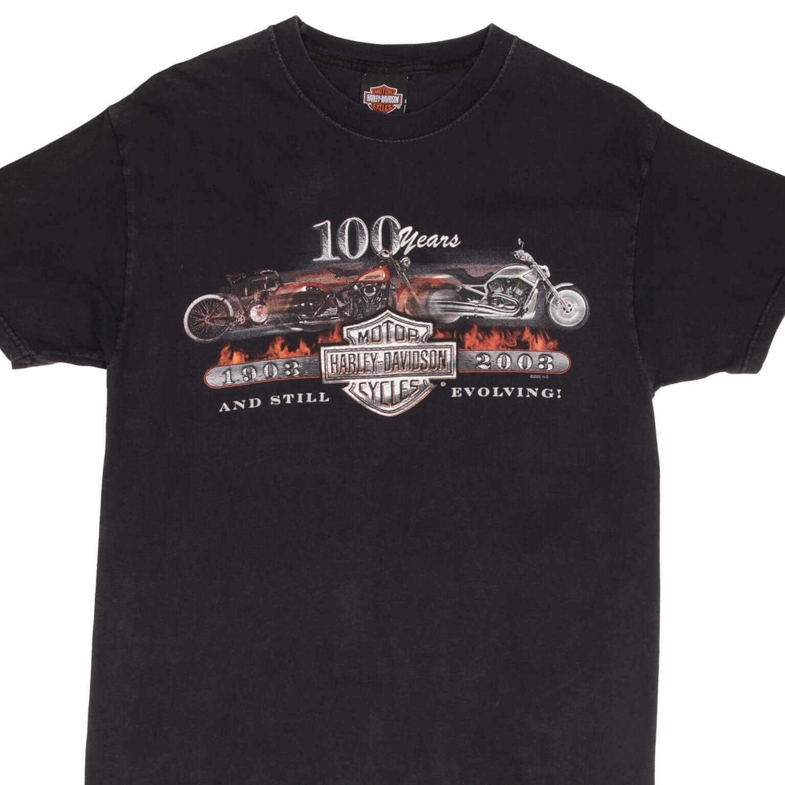 VINTAGE HARLEY DAVIDSON 100 YEARS LAS VEGAS TEE SHIRT 2003 MEDIUM MADE IN USA
