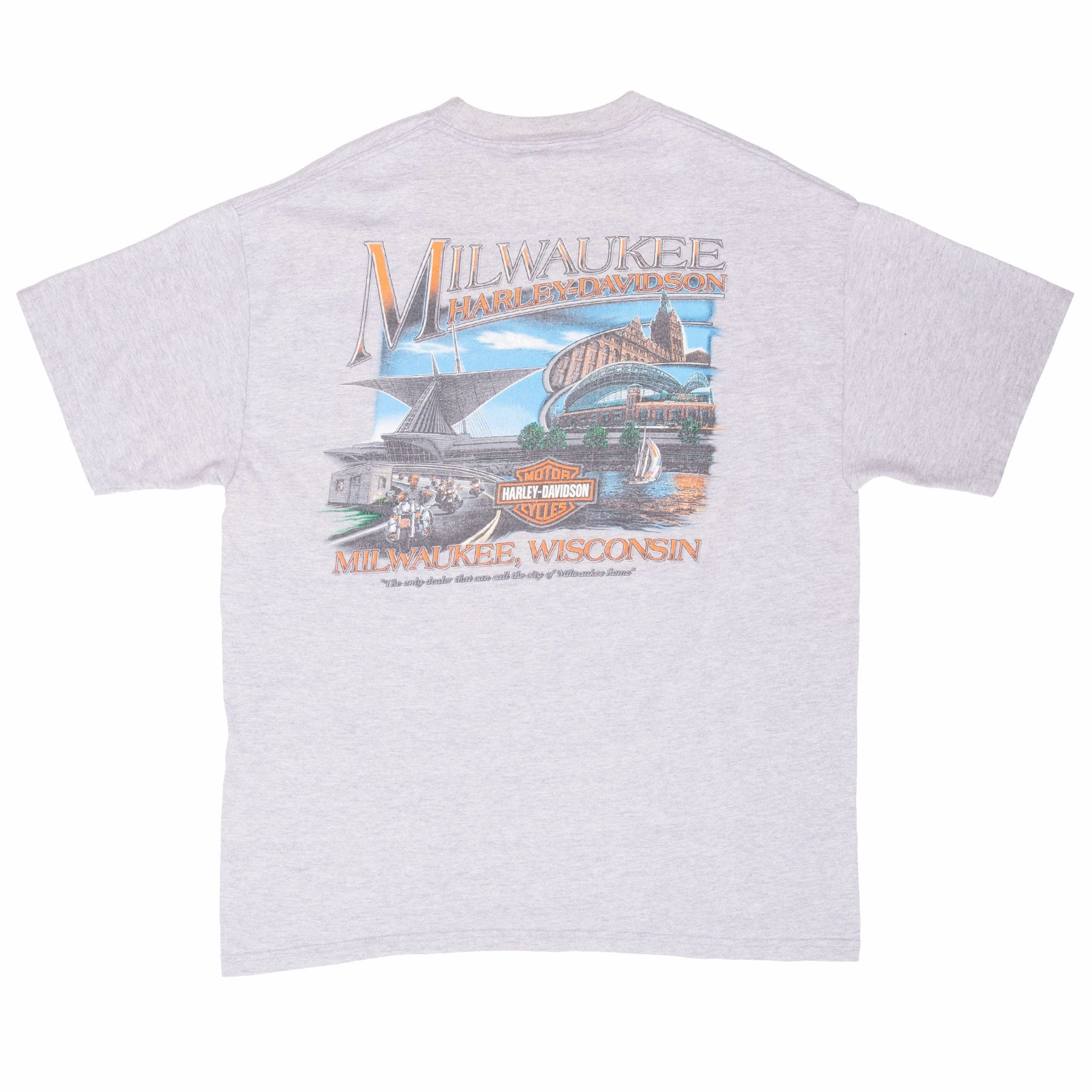 VINTAGE HARLEY DAVIDSON 105 YEARS ANNIVERSARY MILWAUKEE TEE SHIRT 2008 LARGE