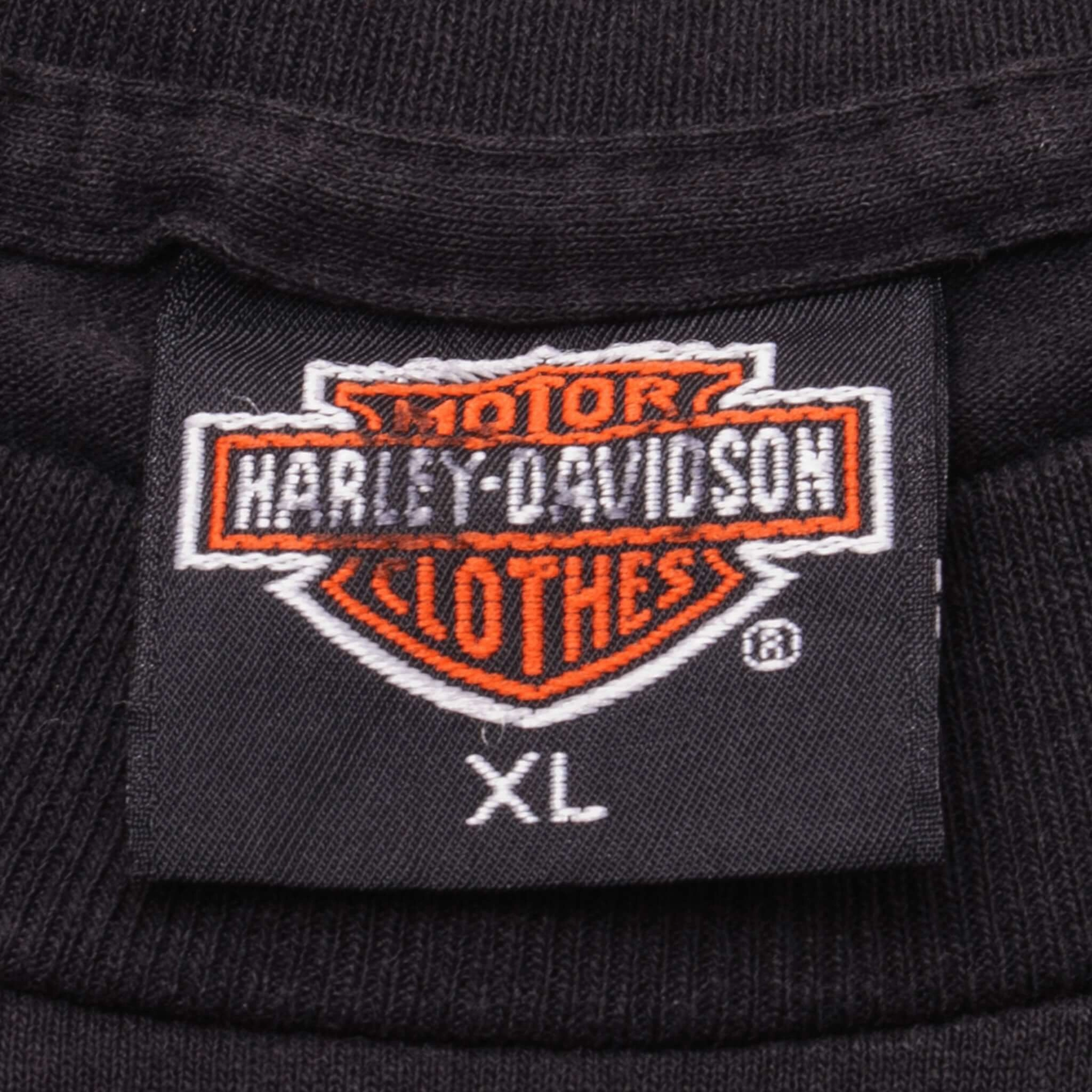 VINTAGE HARLEY DAVIDSON 3D EMBLEM 1986 TEE SHIRT SIZE LARGE MADE IN USA