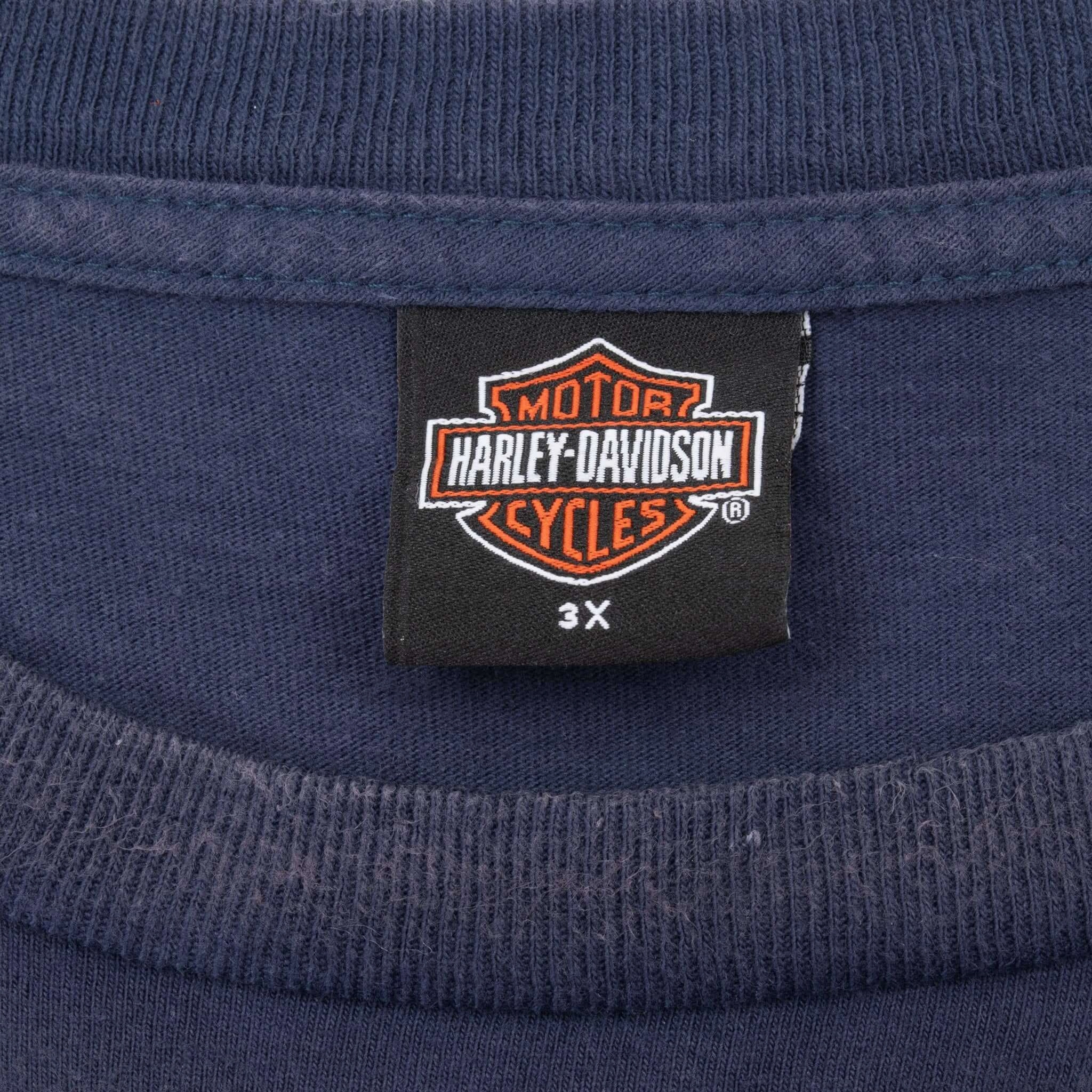 VINTAGE HARLEY DAVIDSON ALASKA EAGLE TEE SHIRT 2004 3XL MADE IN USA
