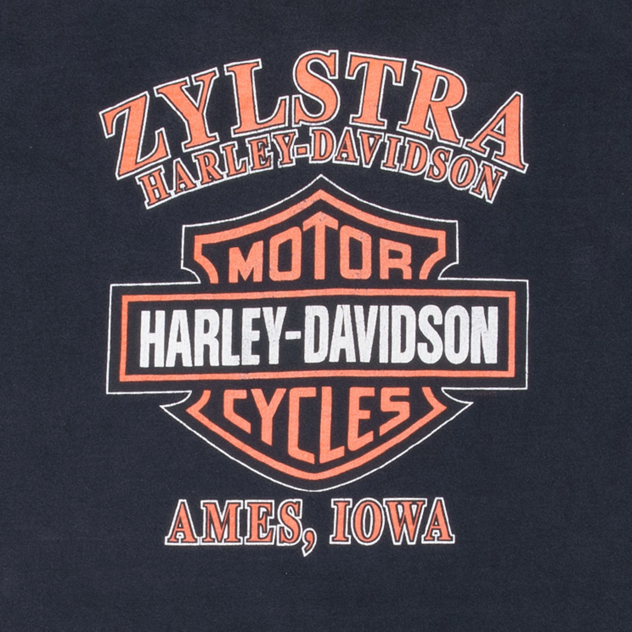 VINTAGE HARLEY DAVIDSON AMES IOWA 2004 TEE SHIRT LARGE MADE IN USA