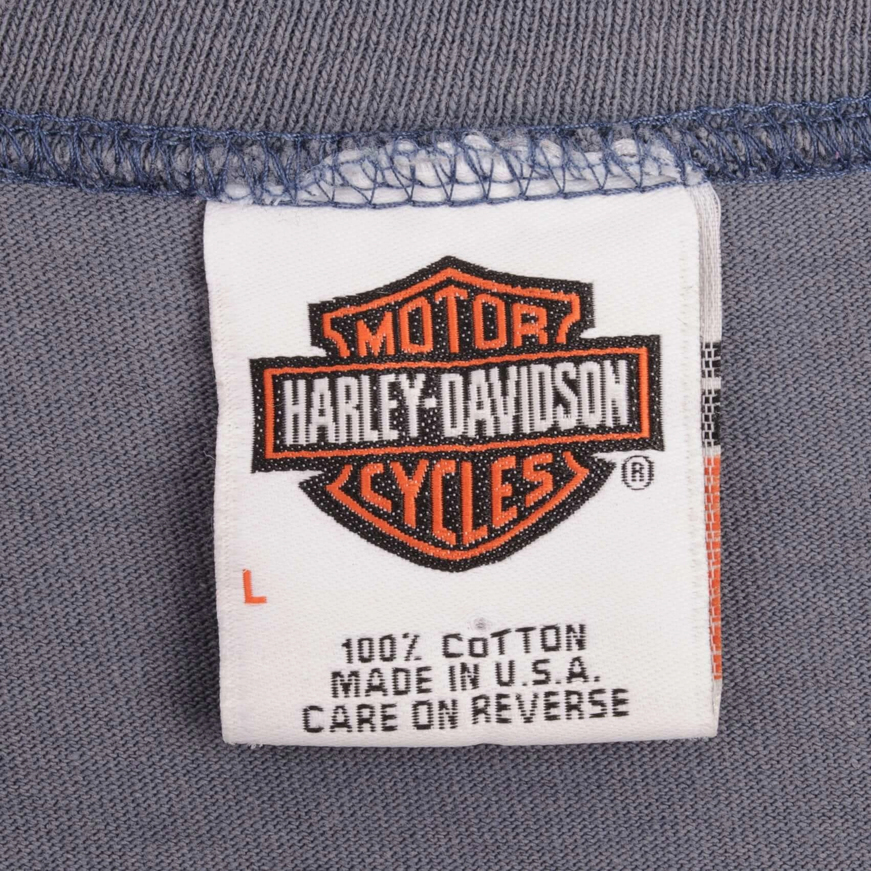 VINTAGE HARLEY DAVIDSON AMSTERDAM 2003 TANK TOP TEE SHIRT LARGE MADE IN USA