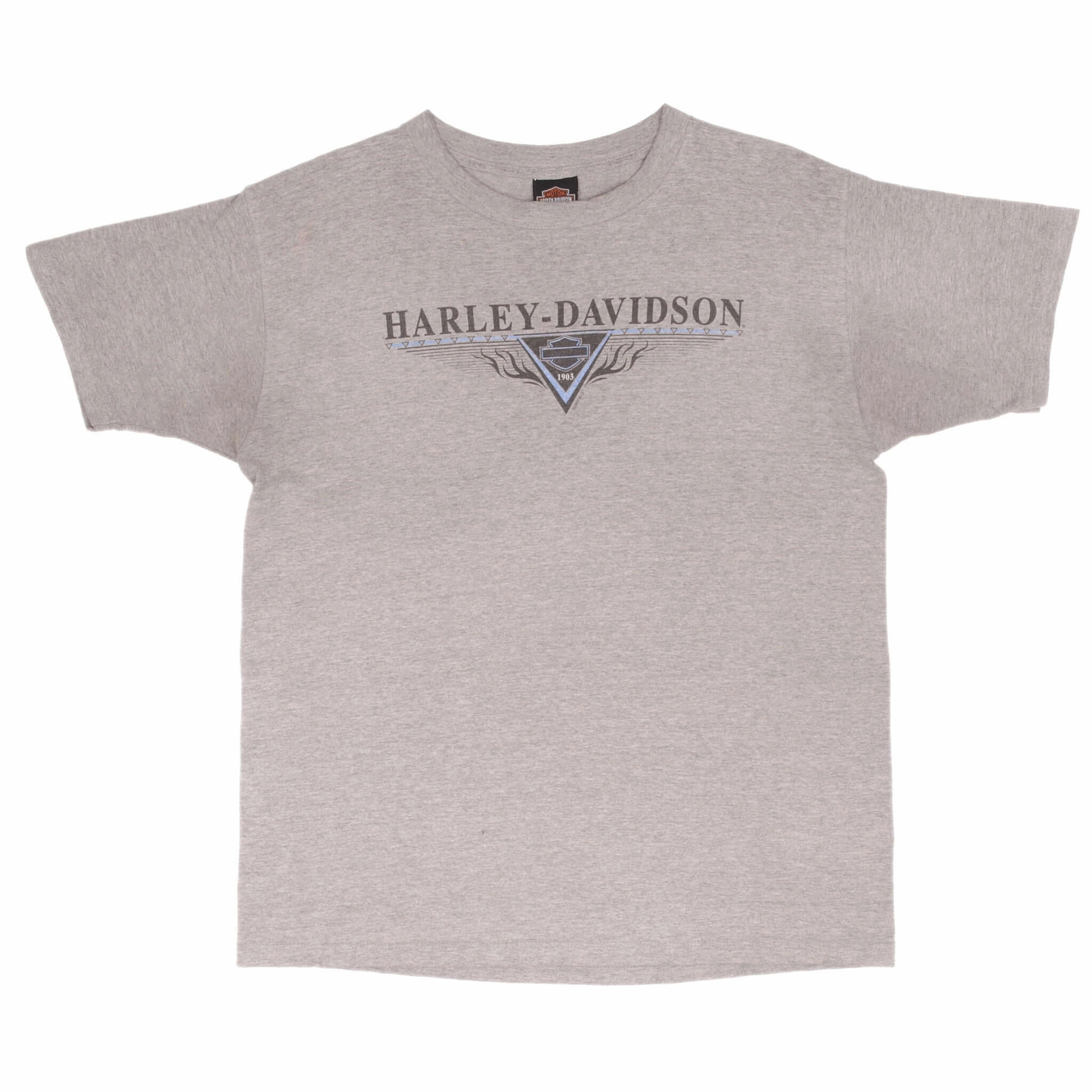 VINTAGE HARLEY DAVIDSON BARNETT EL PASO TEE SHIRT 2001 SIZE LARGE MADE IN USA