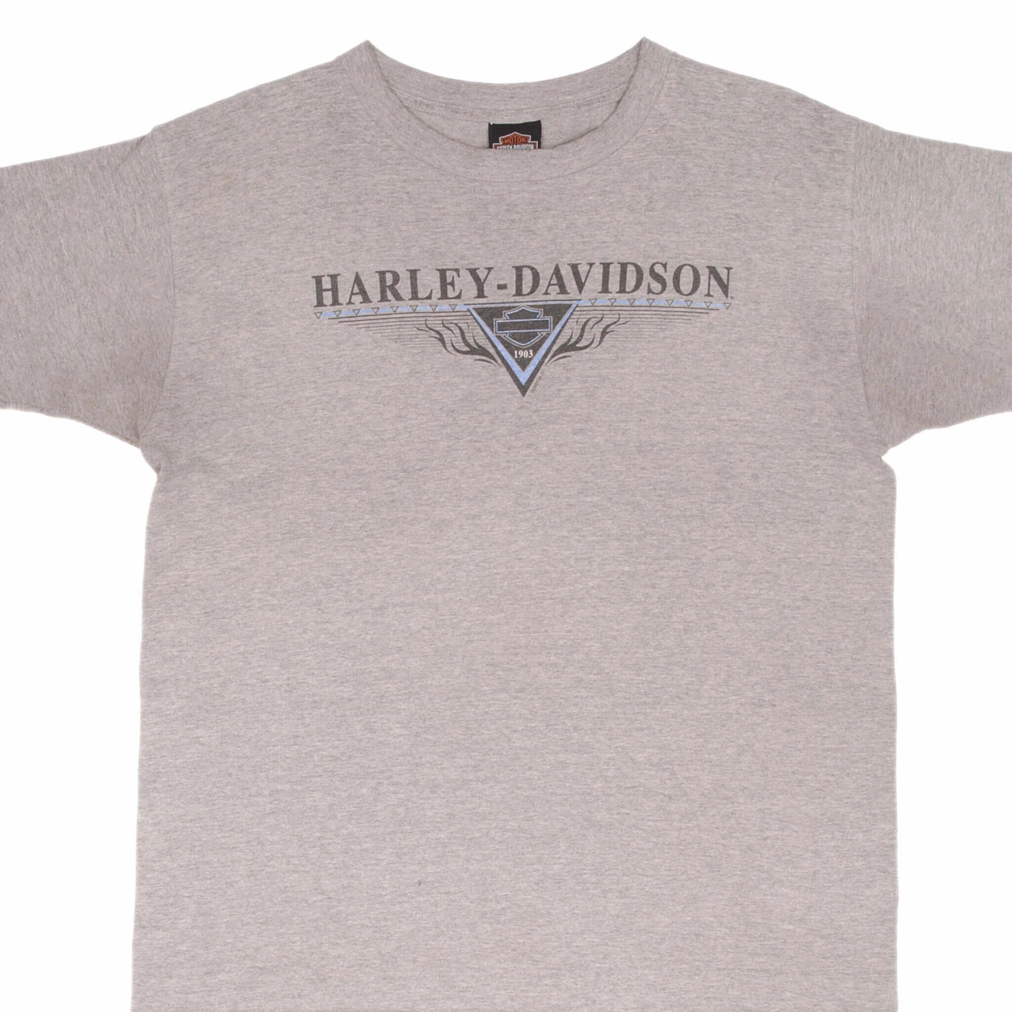 VINTAGE HARLEY DAVIDSON BARNETT EL PASO TEE SHIRT 2001 SIZE LARGE MADE IN USA