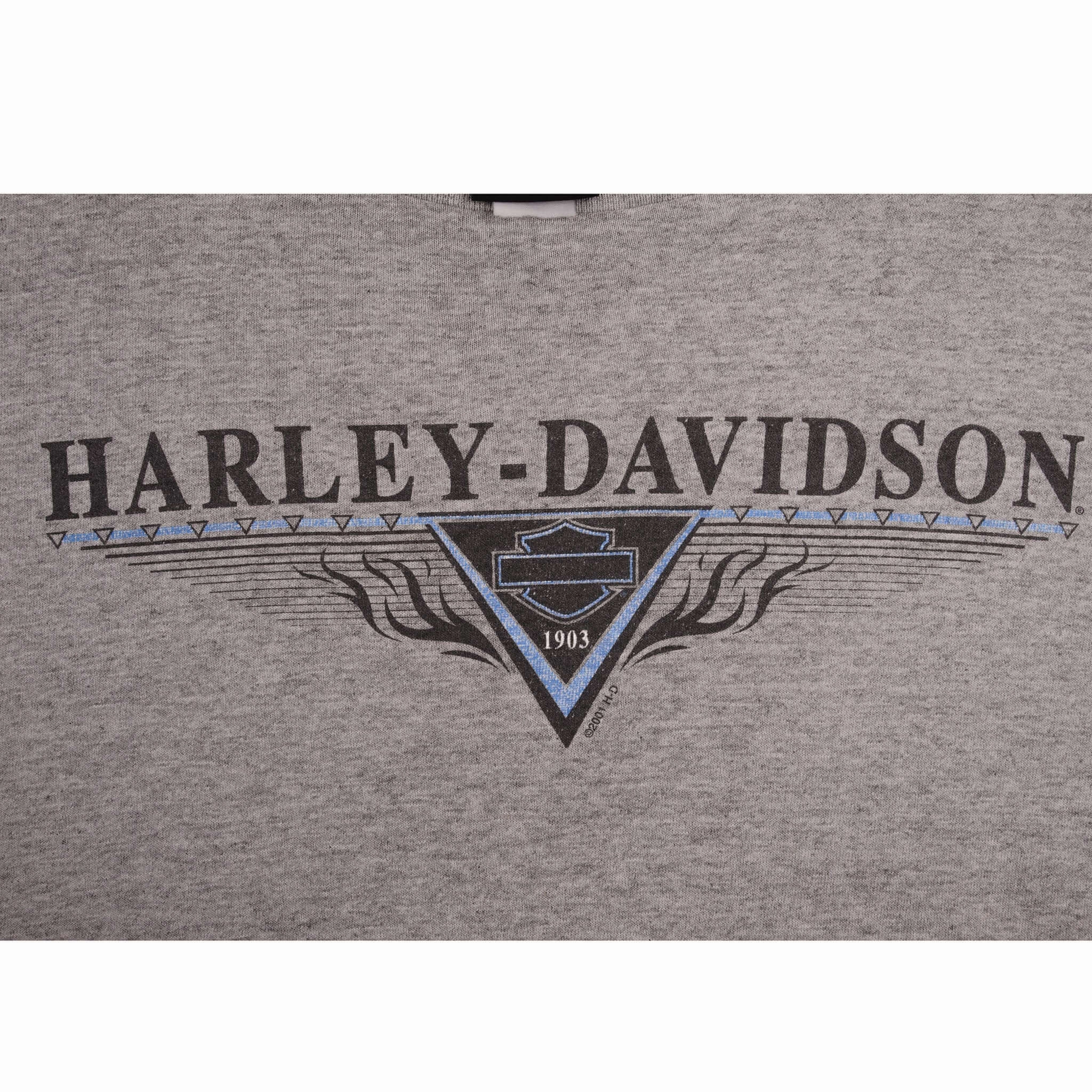 VINTAGE HARLEY DAVIDSON BARNETT EL PASO TEE SHIRT 2001 SIZE LARGE MADE IN USA