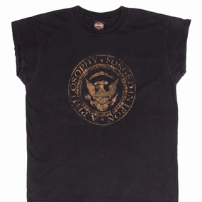 VINTAGE HARLEY DAVIDSON BURLINGTON NJ 2005 TANK TOP TEE SHIRT SIZE XL