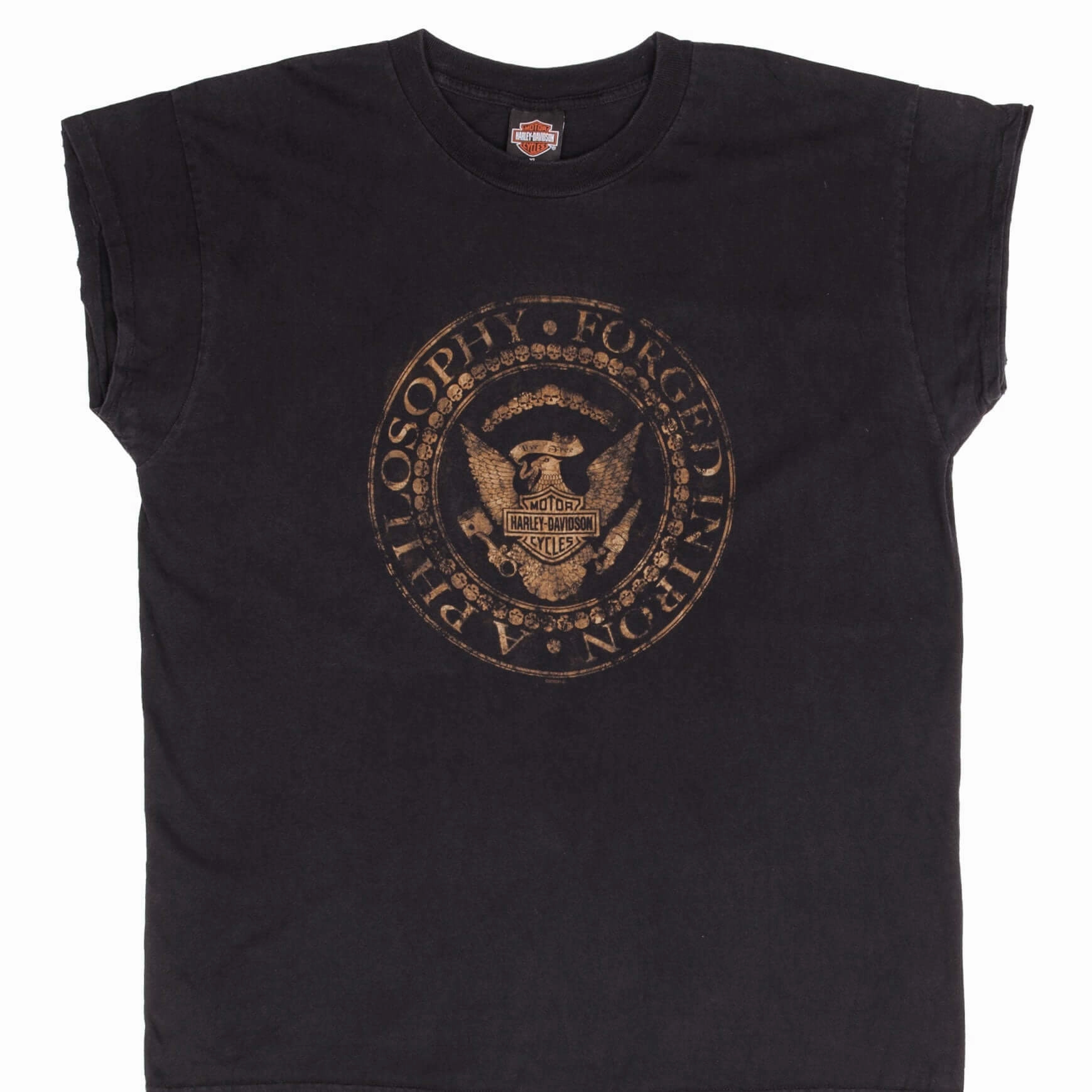 VINTAGE HARLEY DAVIDSON BURLINGTON NJ 2005 TANK TOP TEE SHIRT SIZE XL
