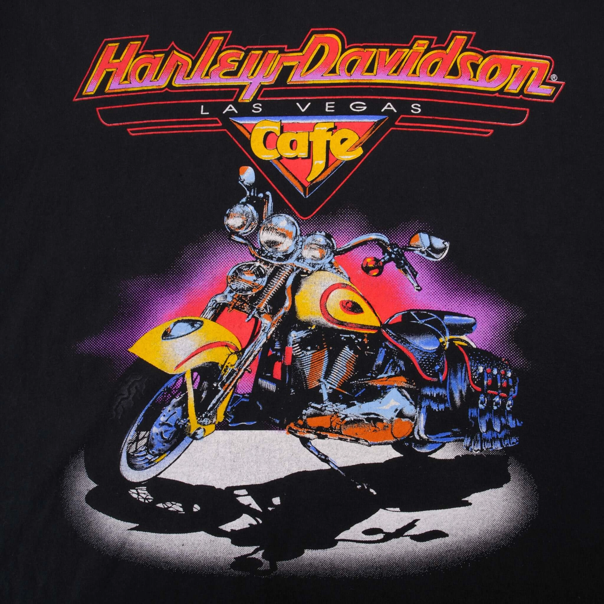 VINTAGE HARLEY DAVIDSON CAFE LAS VEGAS TEE SHIRT 1990S MEDIUM MADE USA